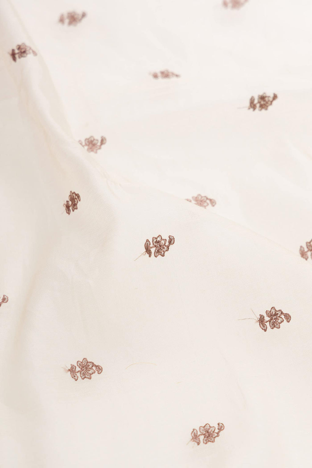 Off White Chanderi Silk Saree
