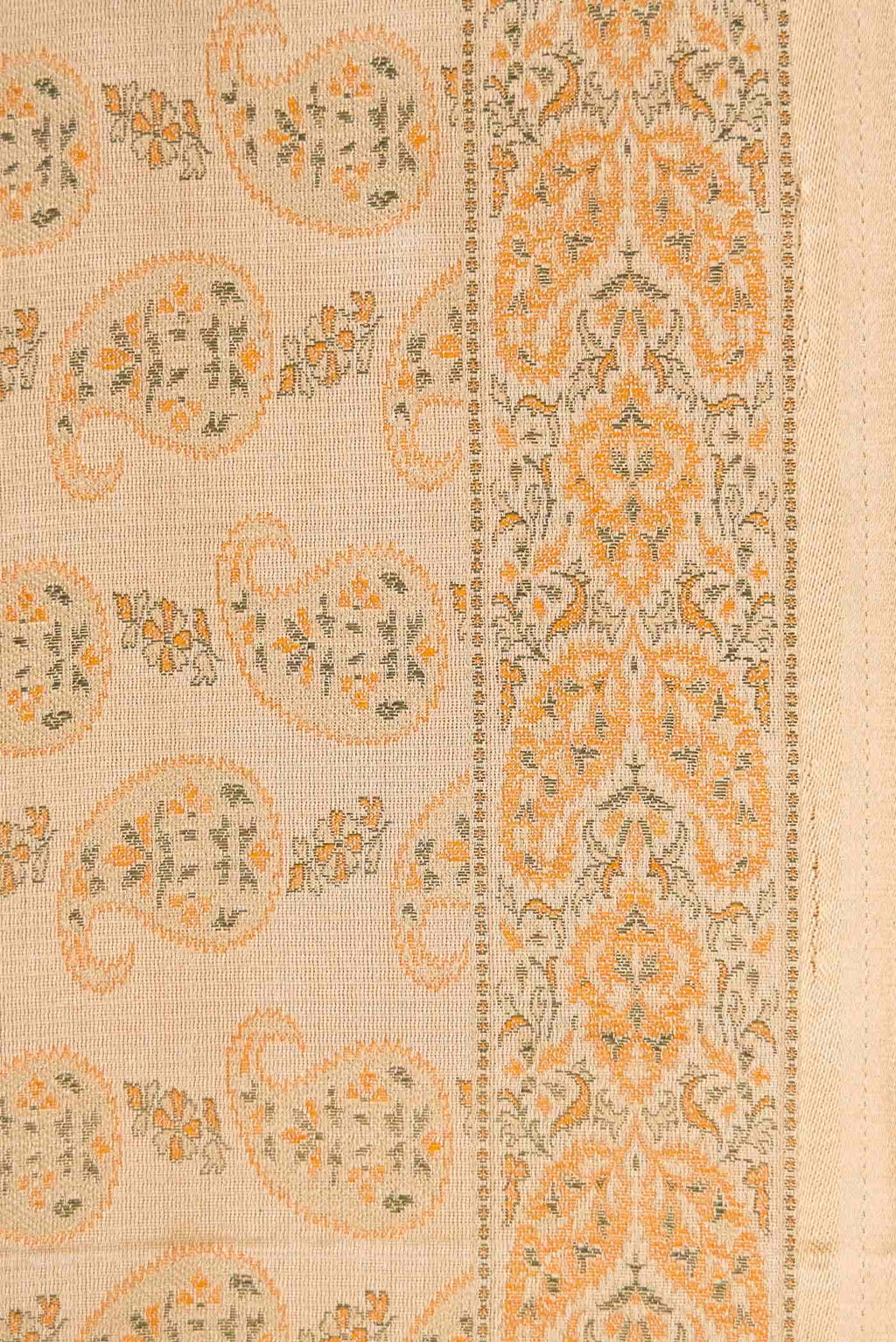 Dark Beige Banarasi Silk Saree