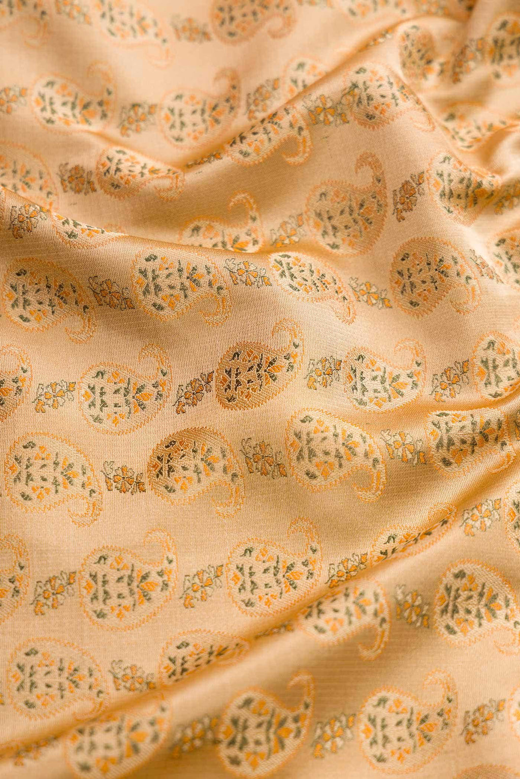 Dark Beige Banarasi Silk Saree