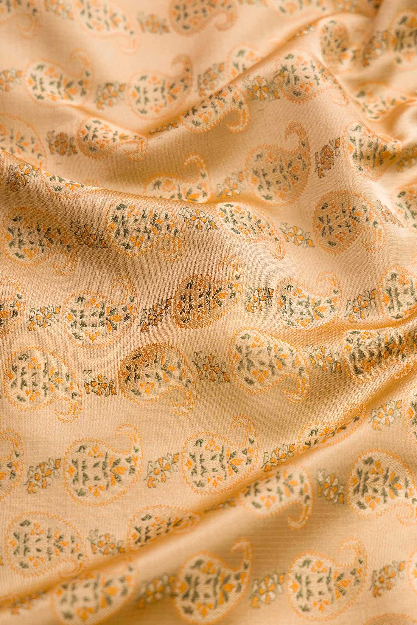 Dark Beige Banarasi Silk Saree