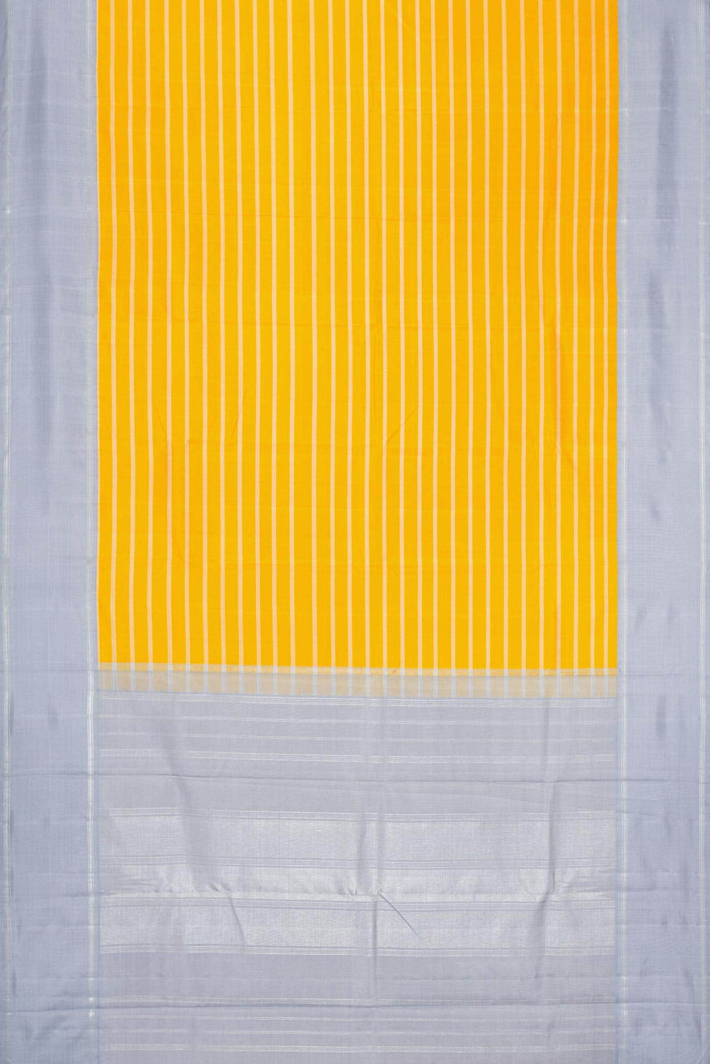 Pure Silk Pure Zari Yellow Dual Tone Kanchipuram Saree
