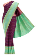 Purple Kanchipuram Silk Saree