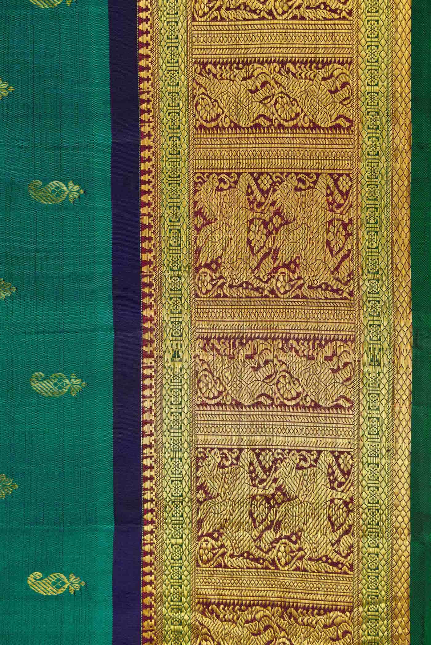 Green Kanchipuram Silk Saree