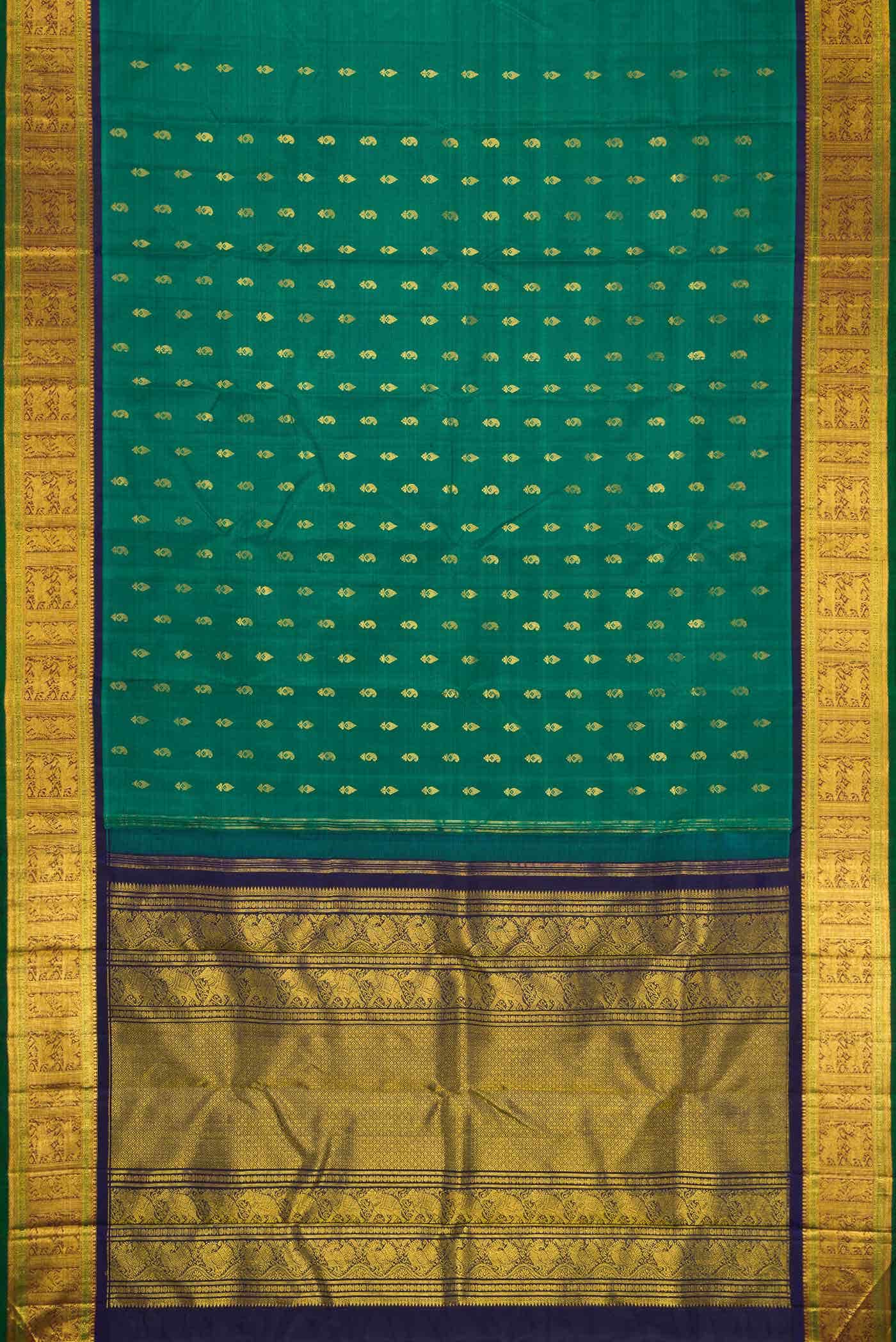 Green Kanchipuram Silk Saree