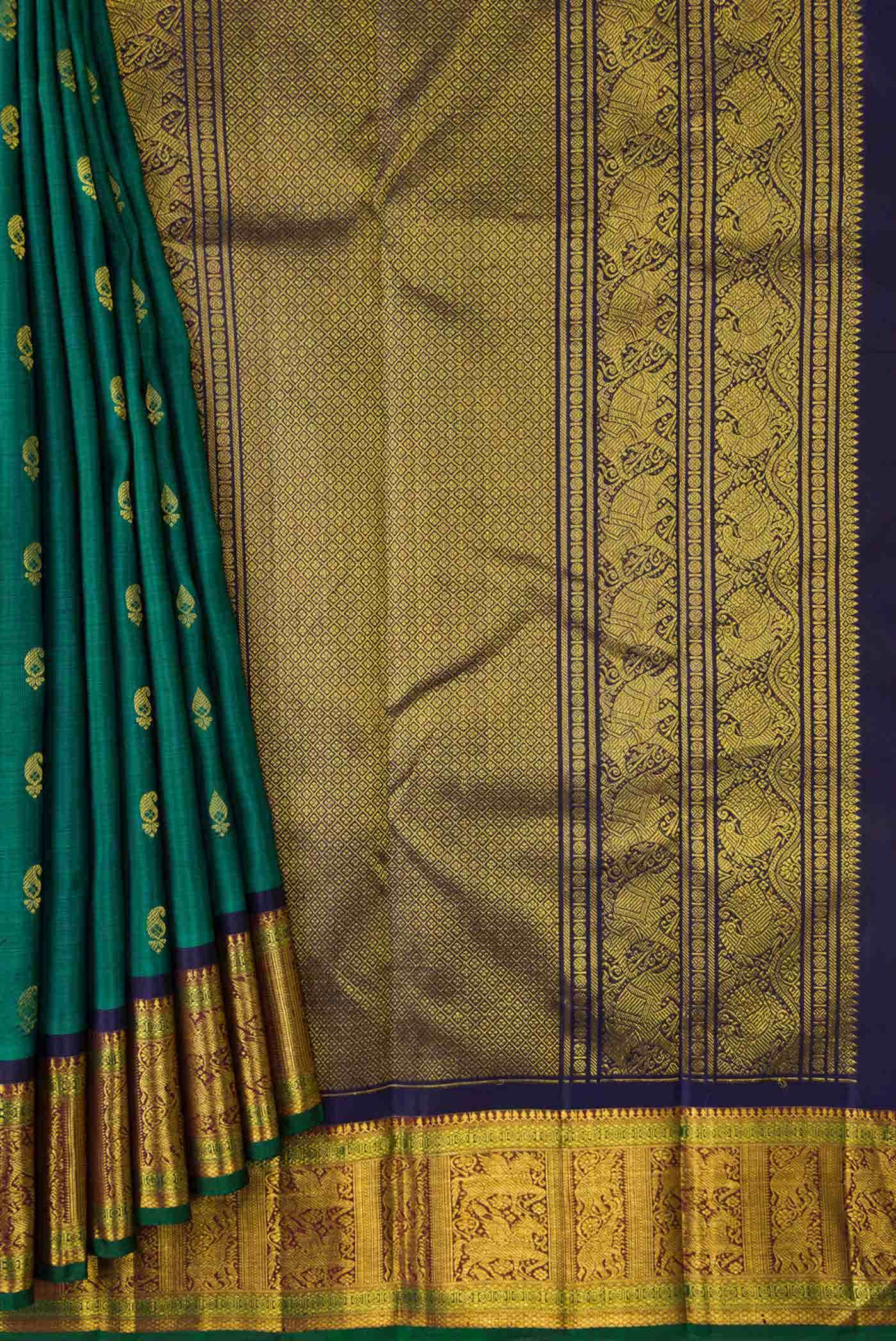 Green Kanchipuram Silk Saree