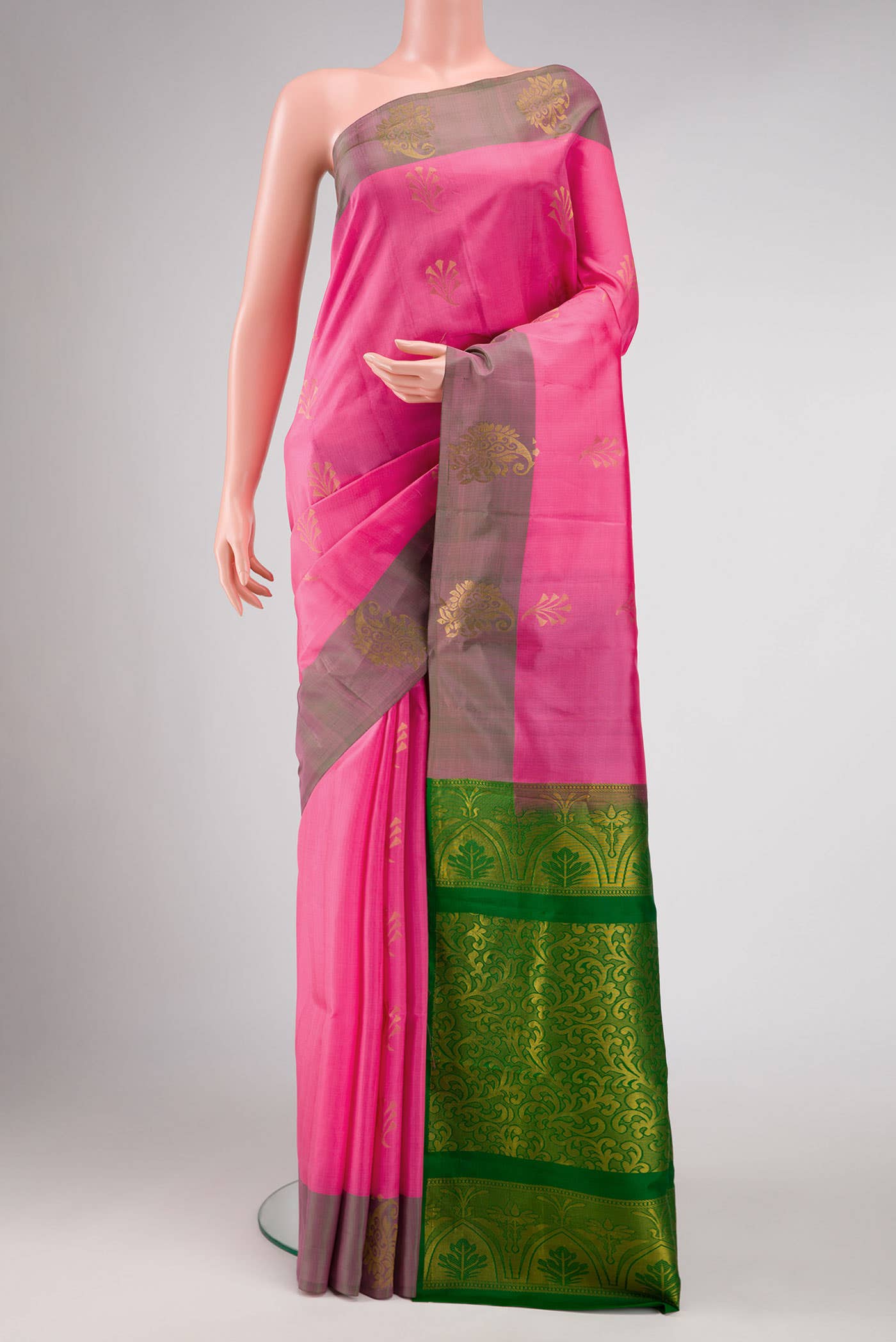 Pink Soft Silk Saree