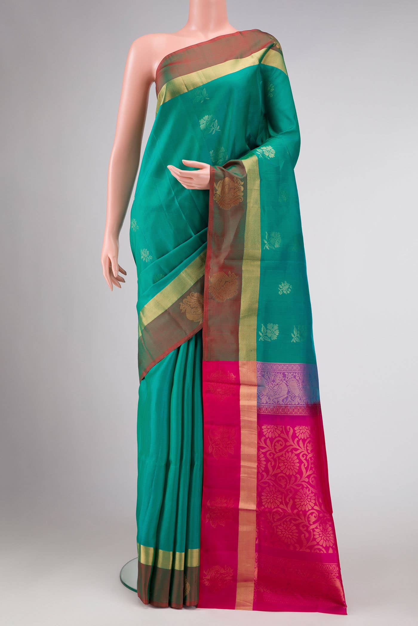 Green Soft Silk Saree