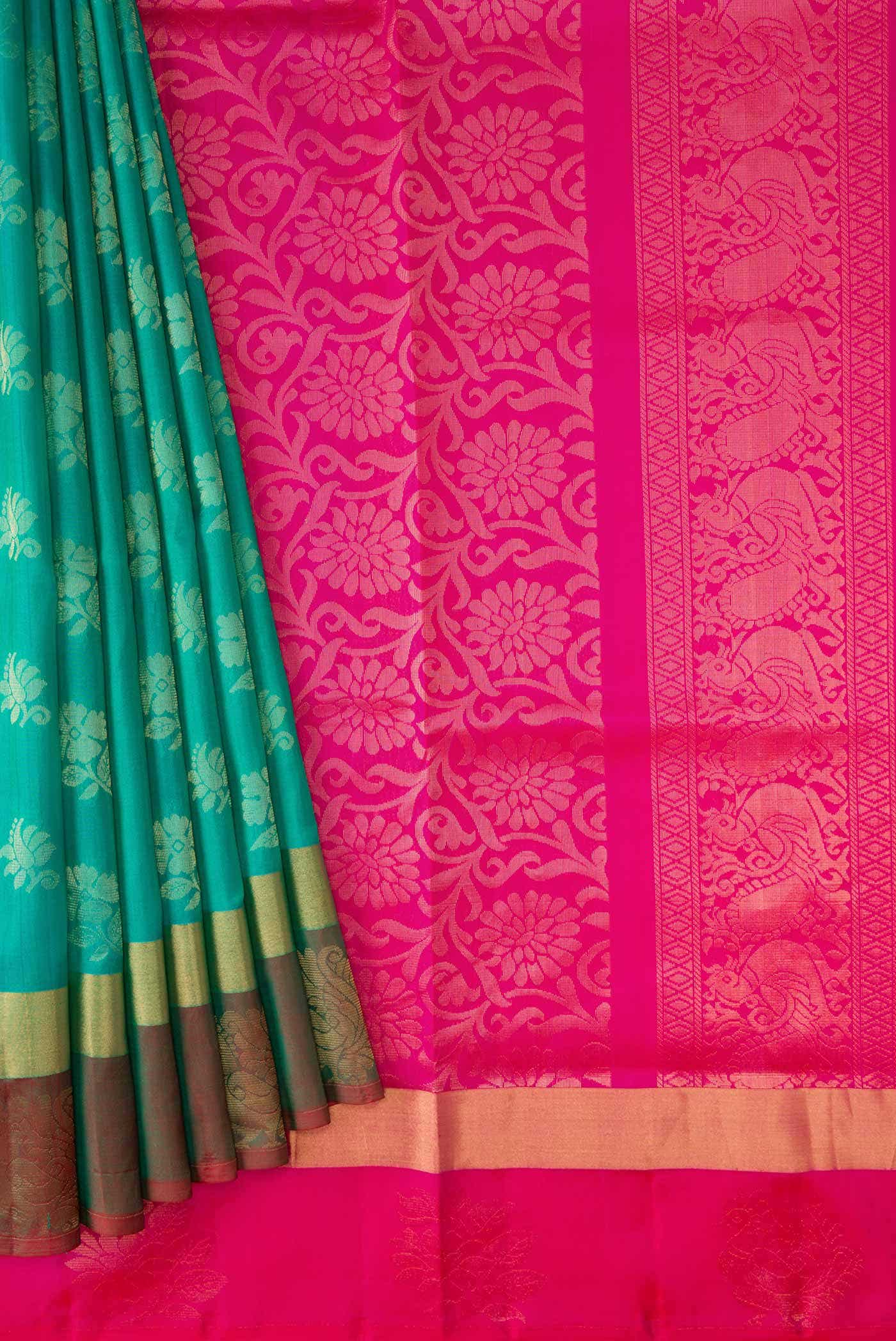Green Soft Silk Saree