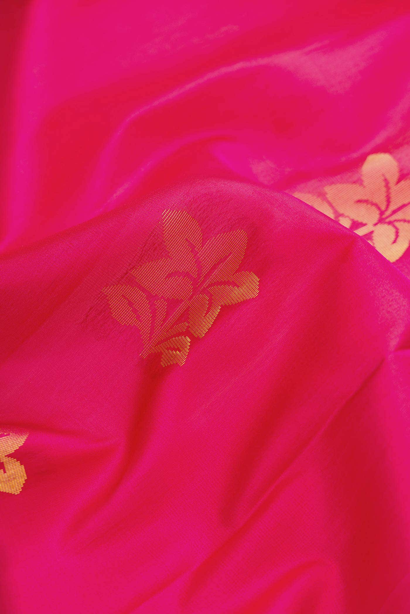 Dark Pink Soft Silk Saree