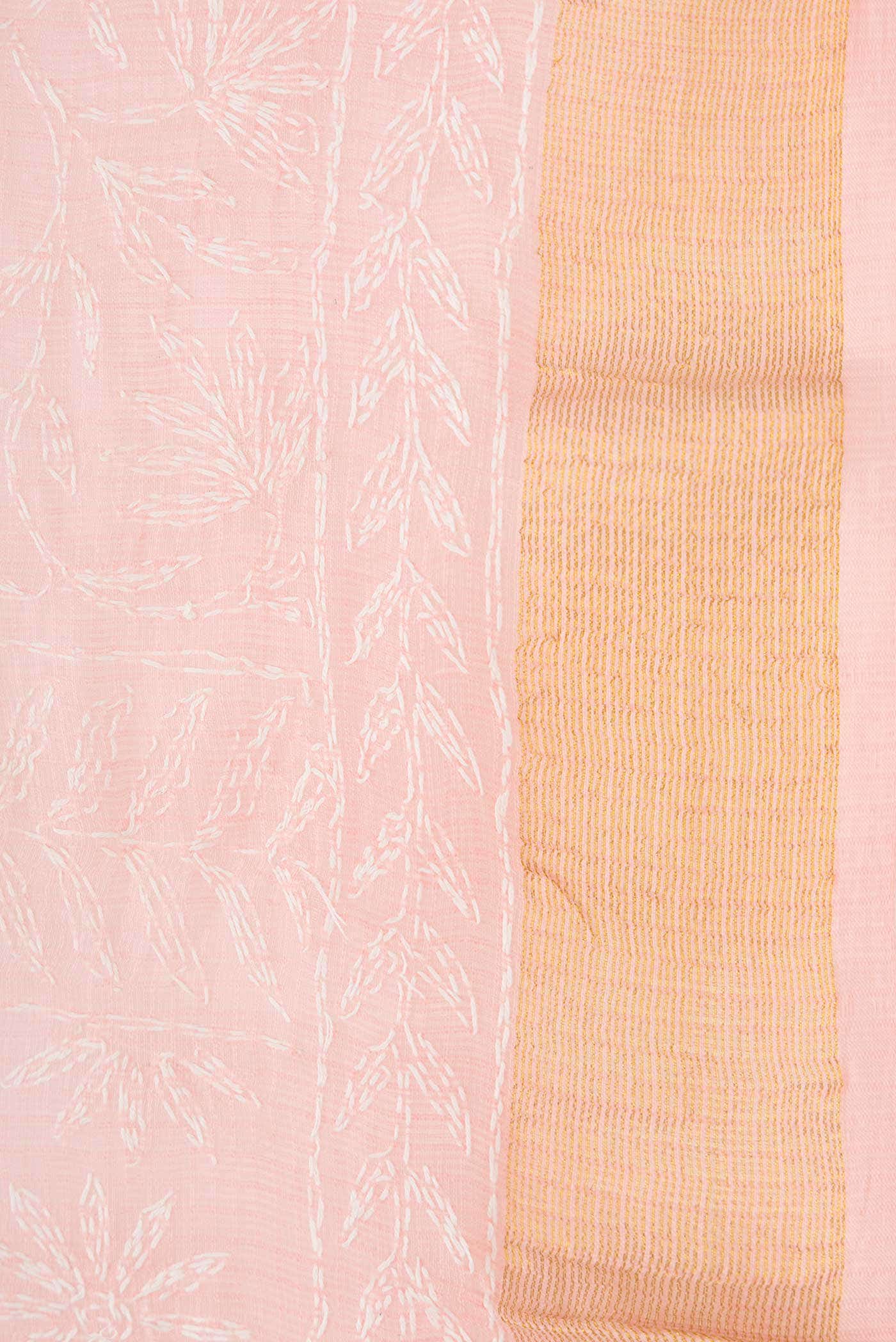 Pink Dual Tone Kota Silk Saree