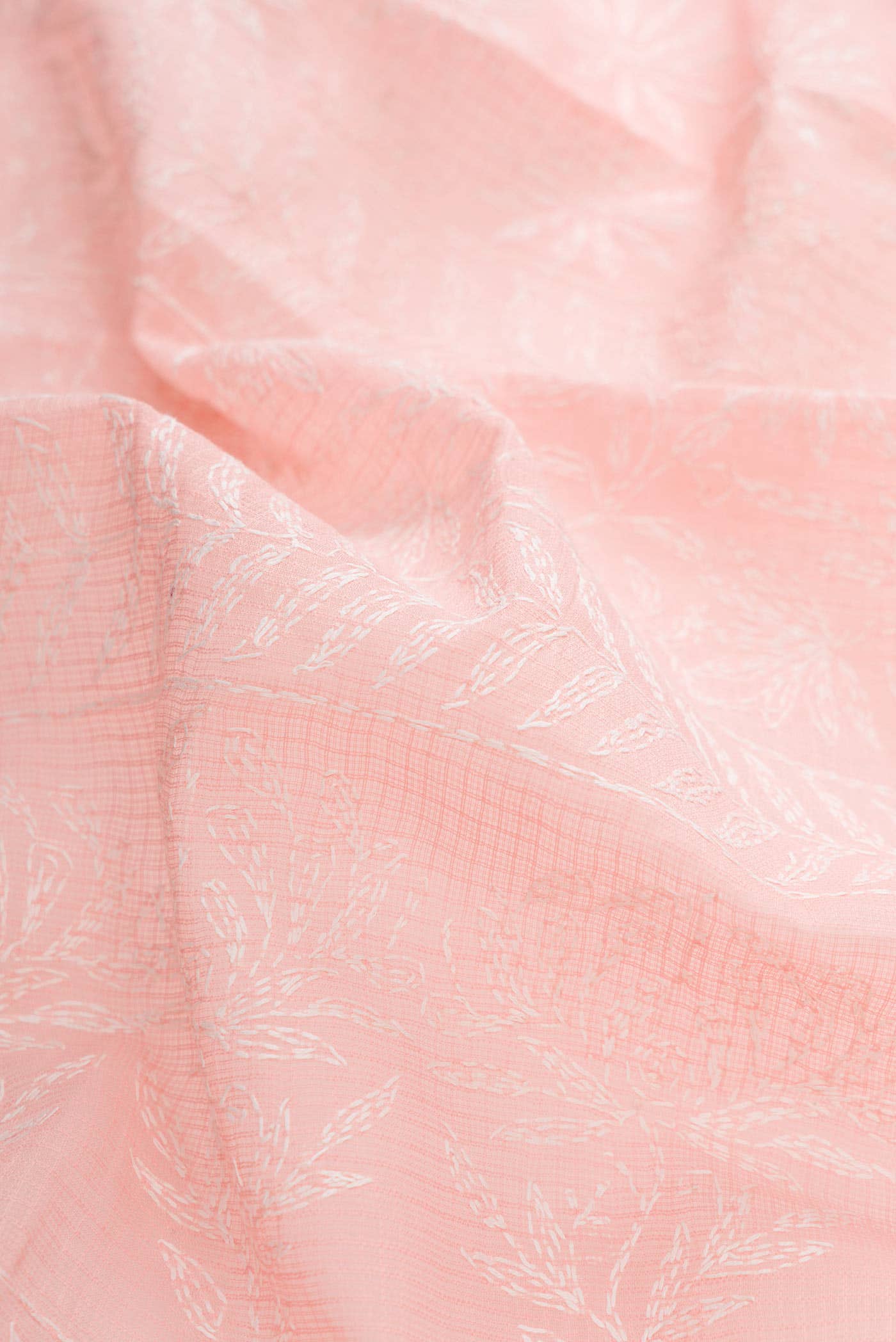 Pink Dual Tone Kota Silk Saree