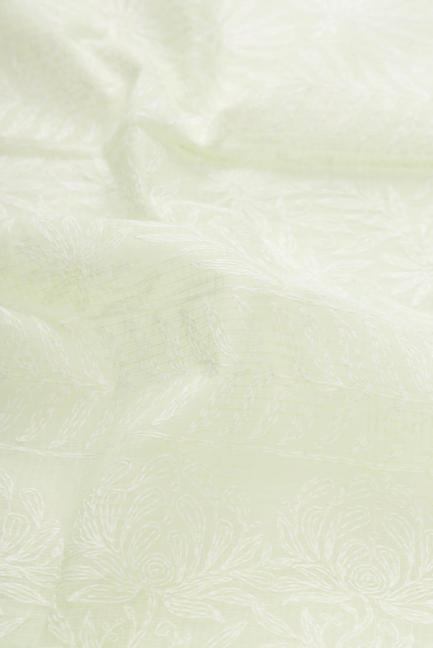 Light Green Dual Tone Kota Silk Saree