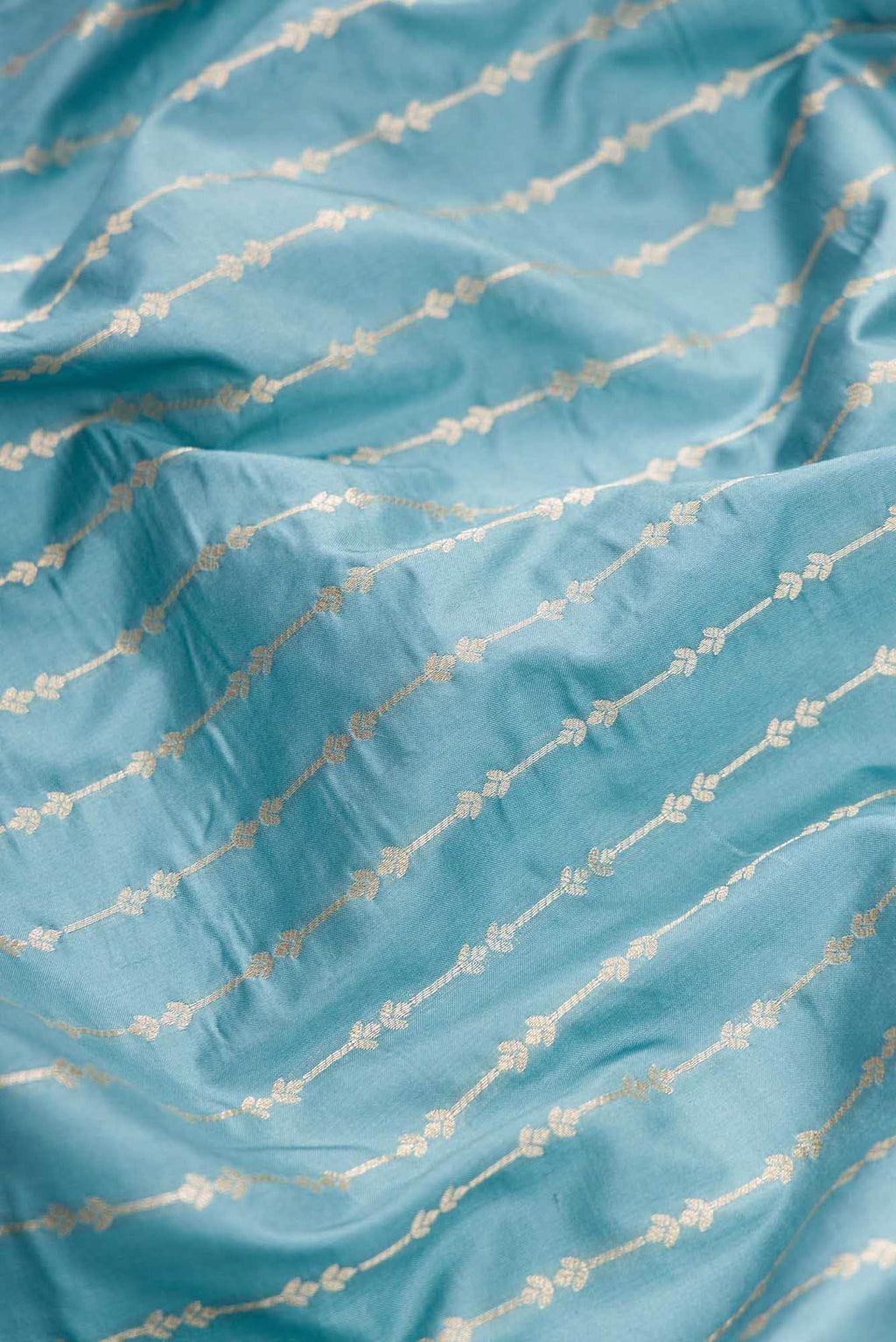 Blue Dual Tone Banarasi Silk Saree