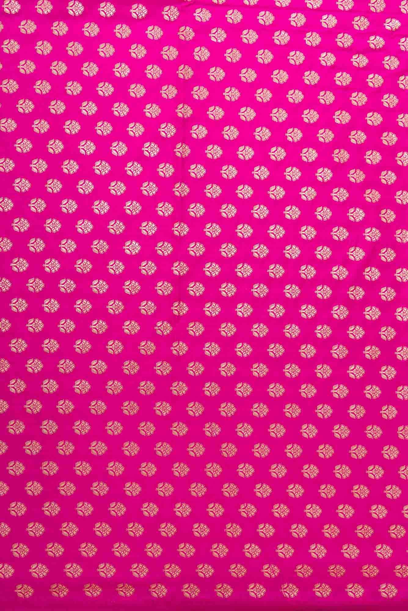 Pink Banarasi Silk Dress Material