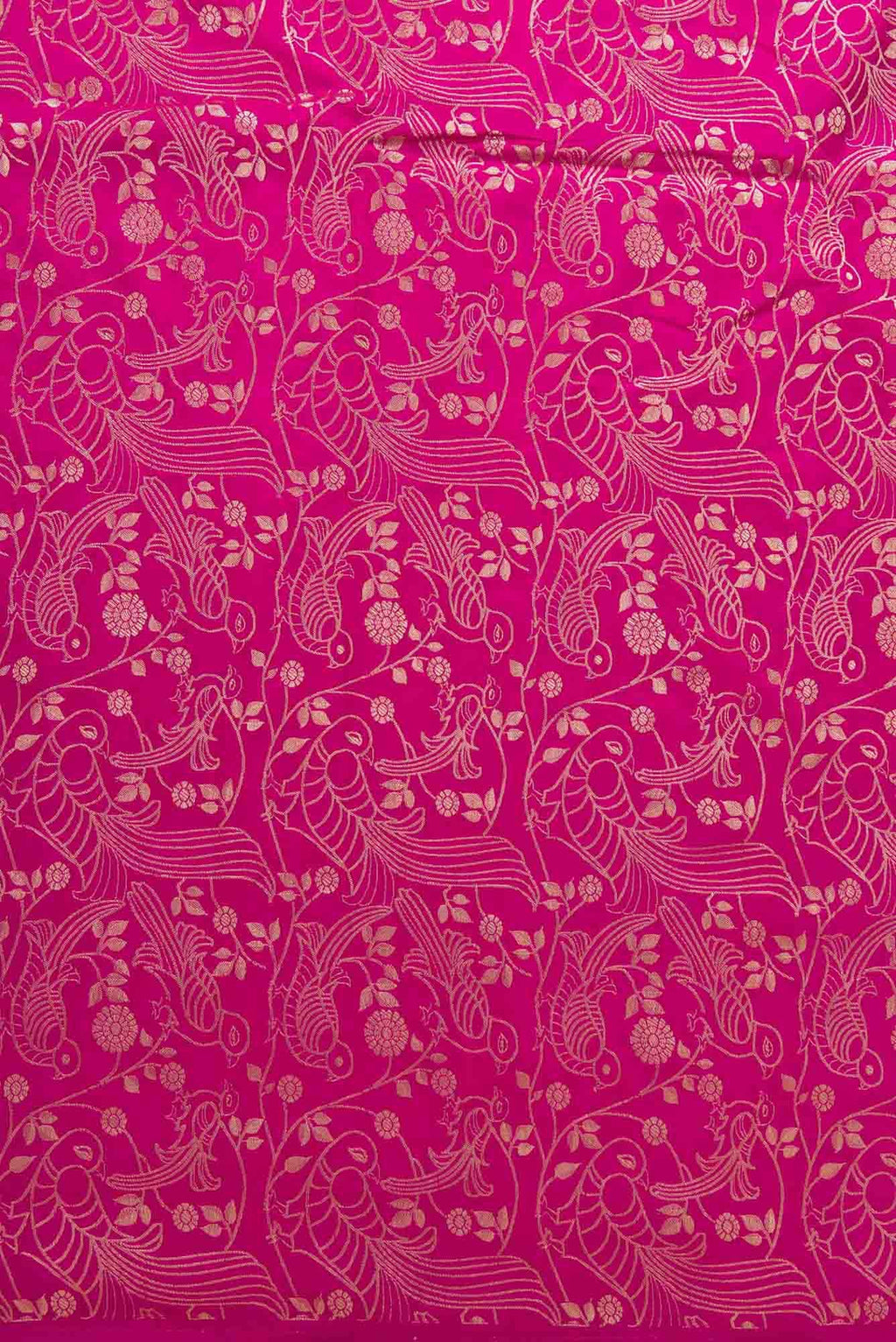 Pink Banarasi Silk Dress Material