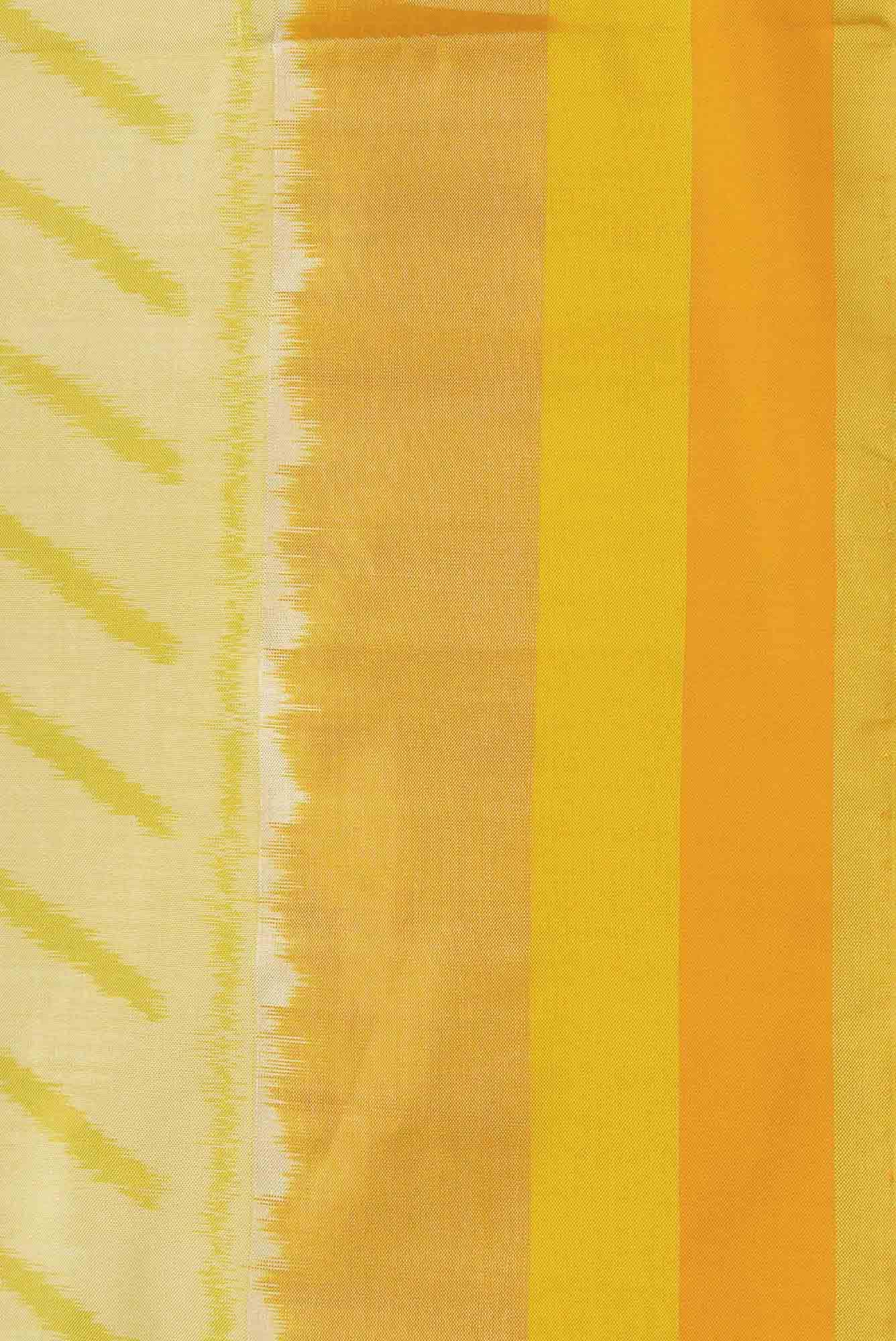 Sandal Dual Tone Double Ikat Saree