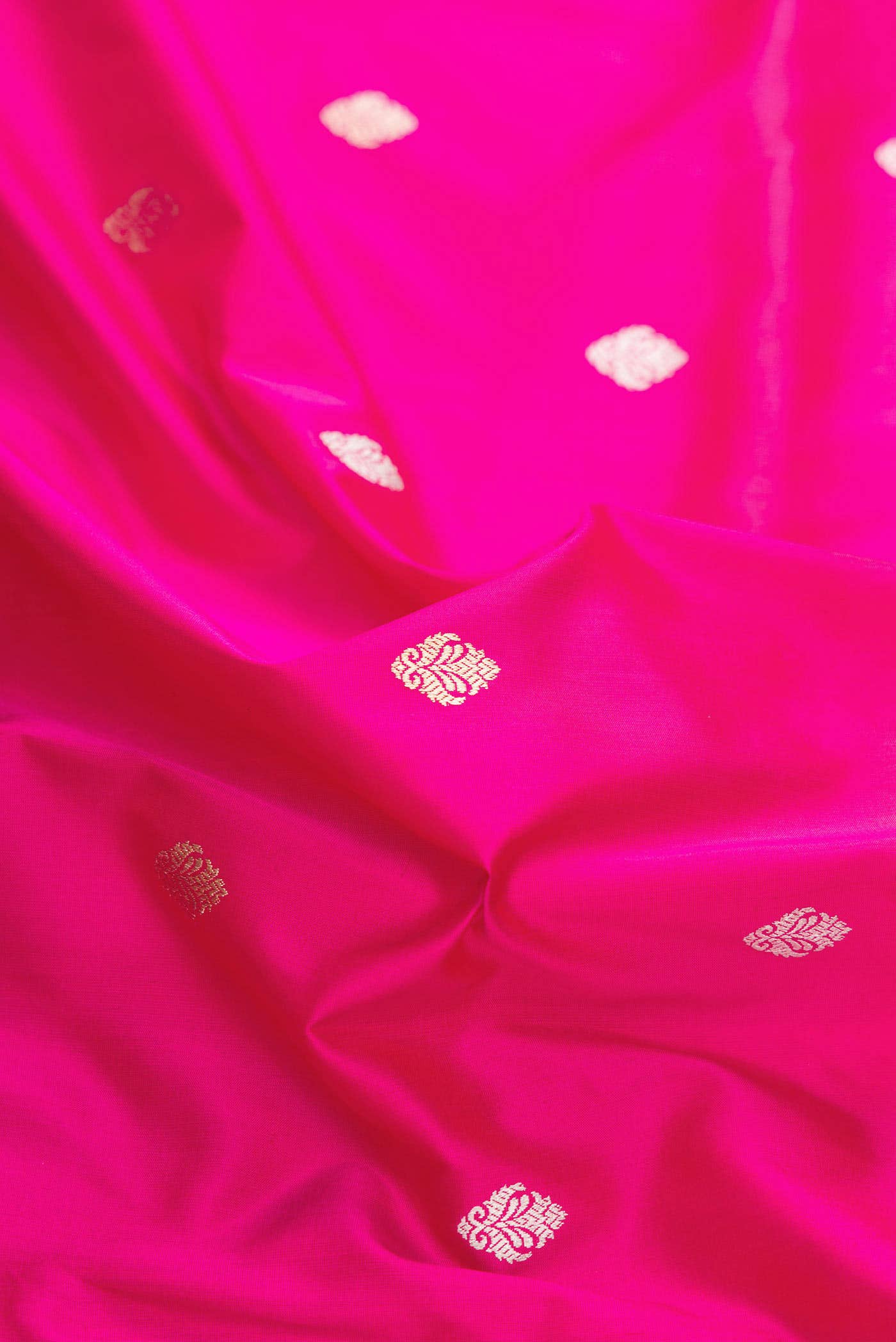 Pink Dual Tone Blended Banarasi Silk Saree