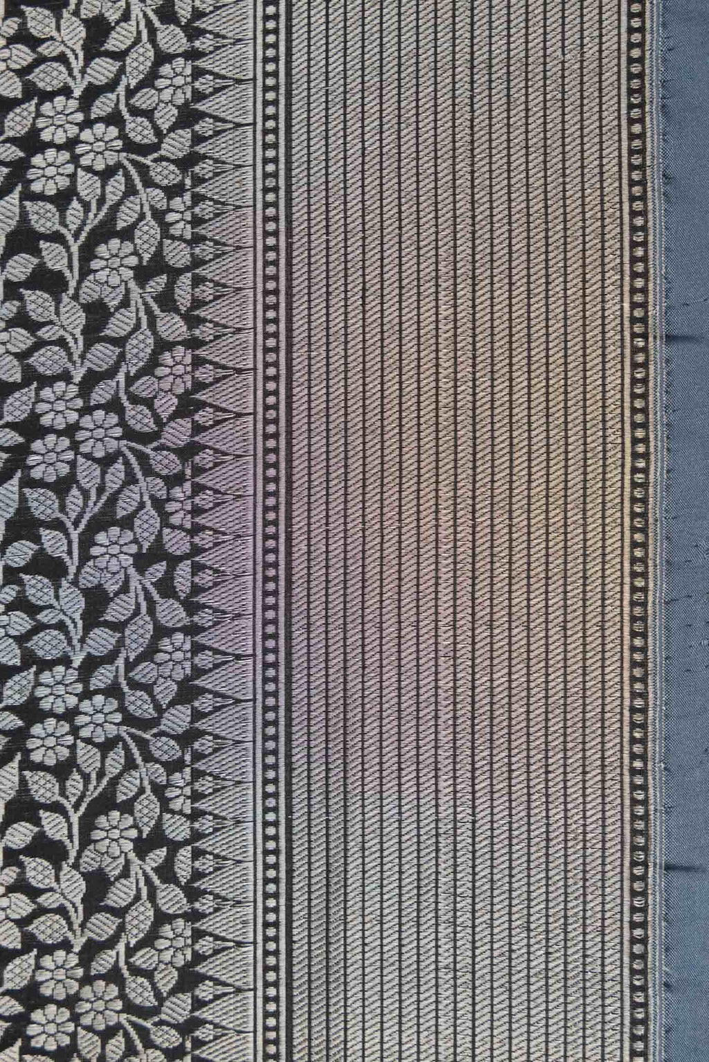 Black Banarasi Silk Saree
