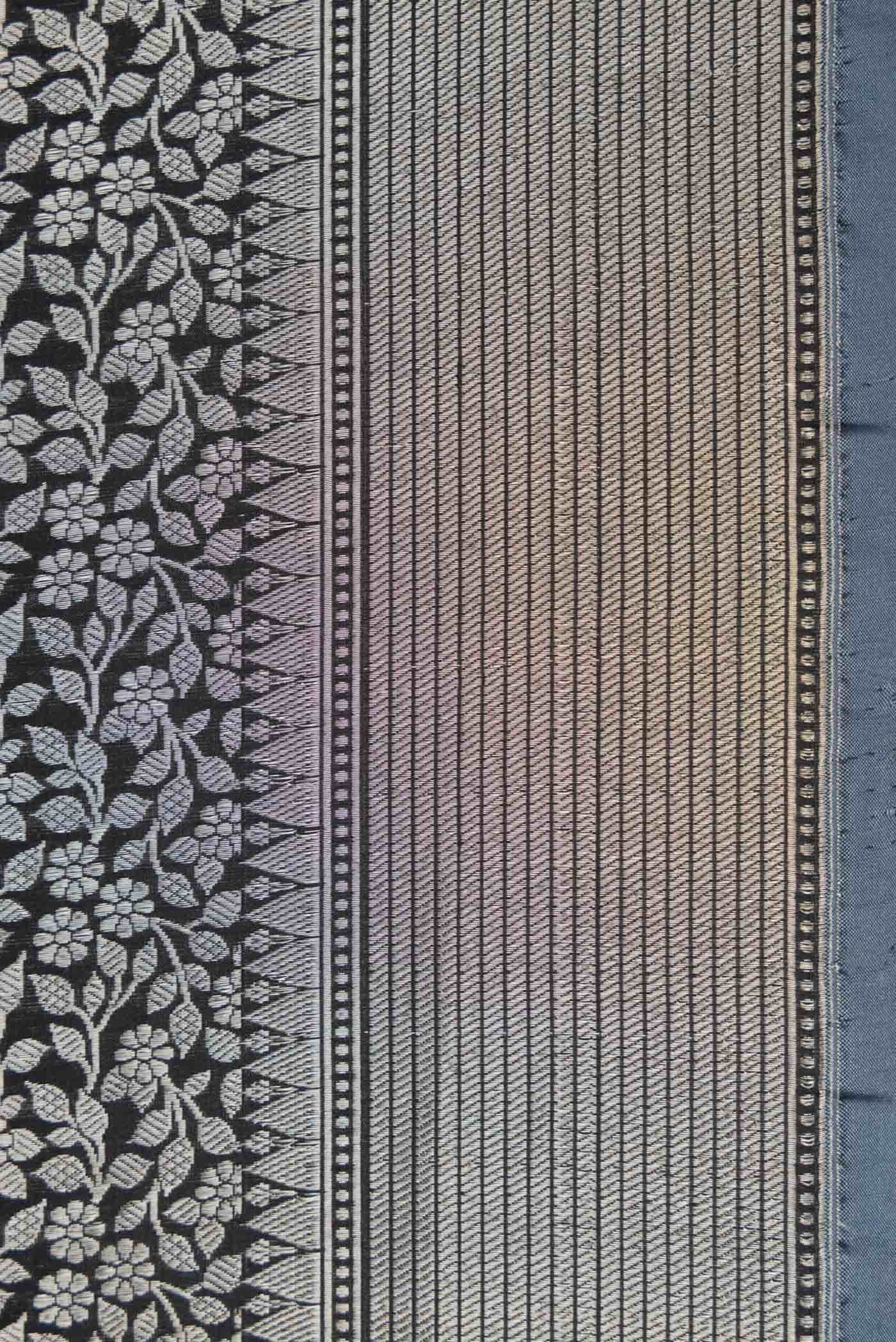 Black Banarasi Silk Saree