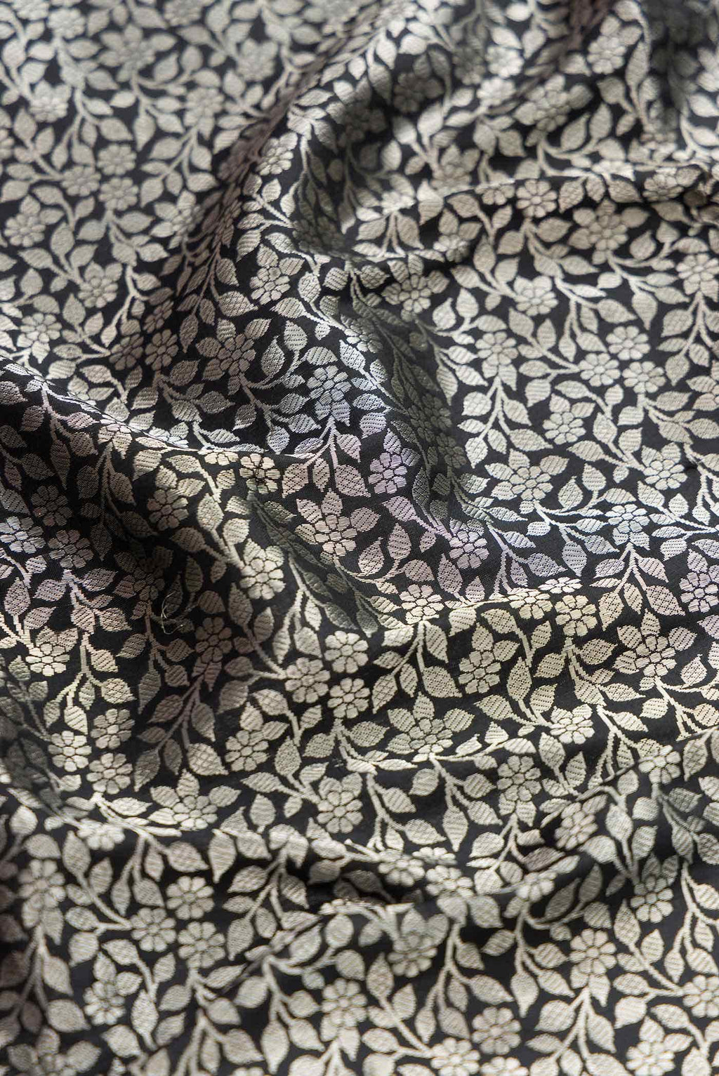Black Banarasi Silk Saree