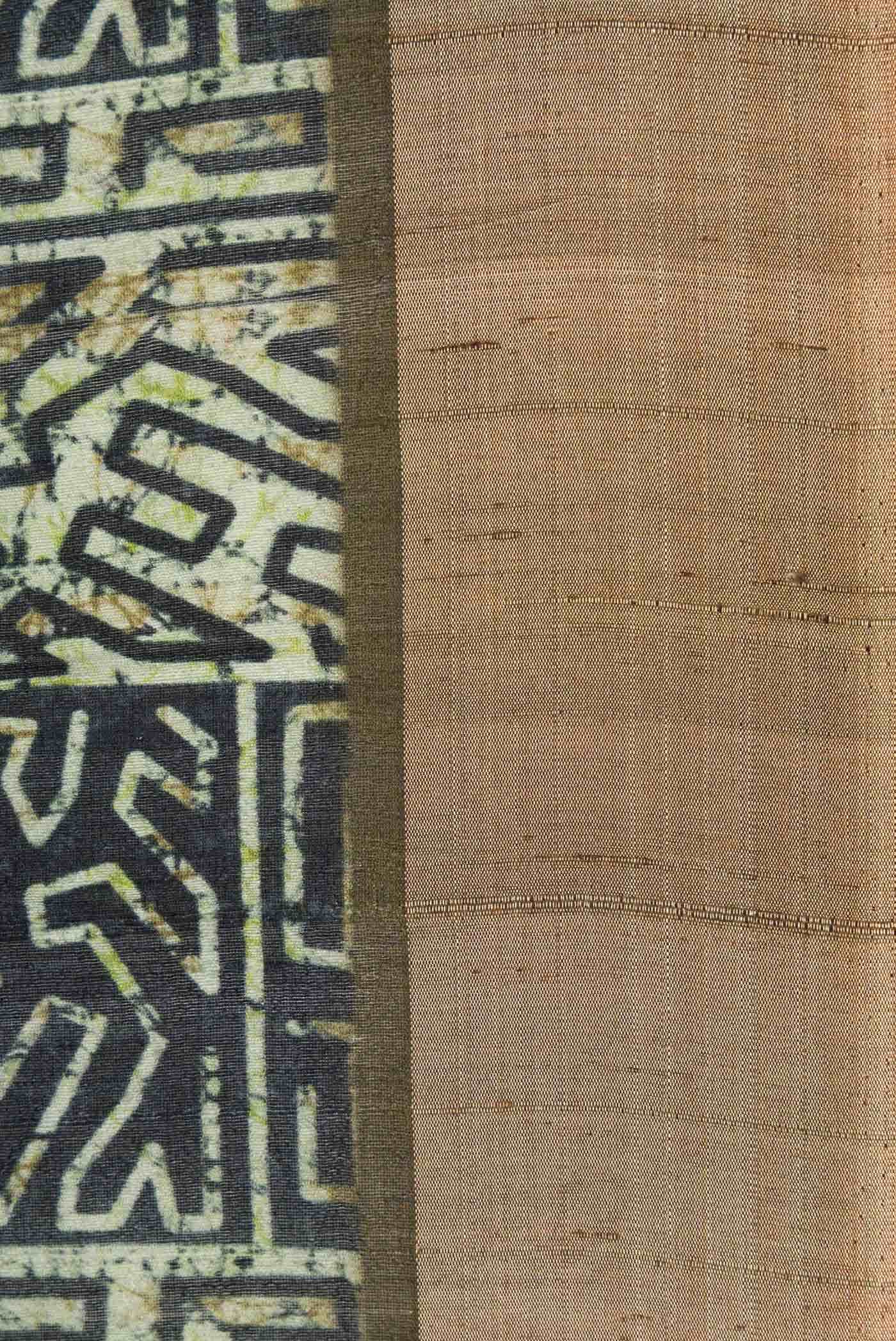 Green Tussar Silk Saree