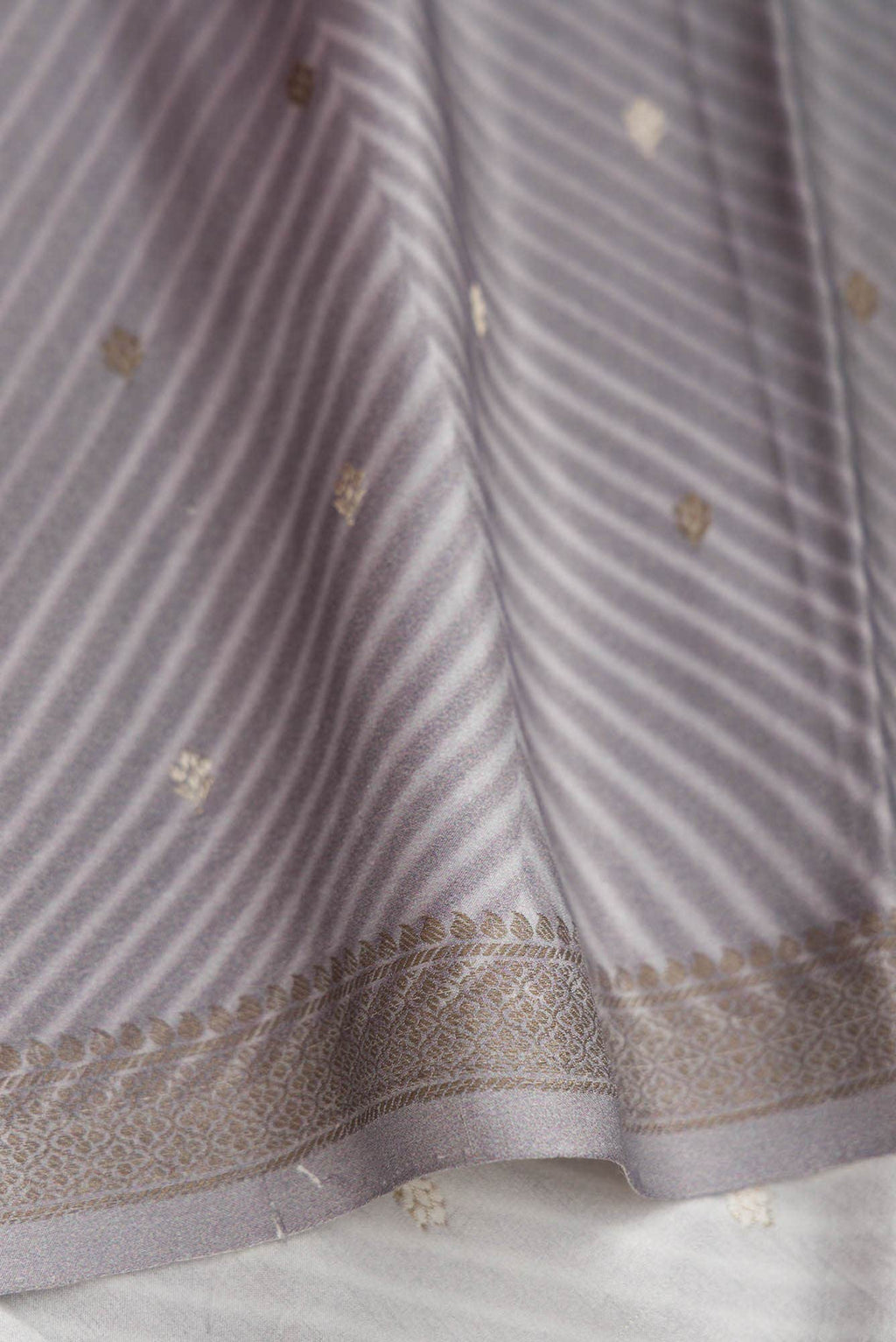 Pink  Blue and Lavender Dual Tone Mysore Crepe Sareenf2767173