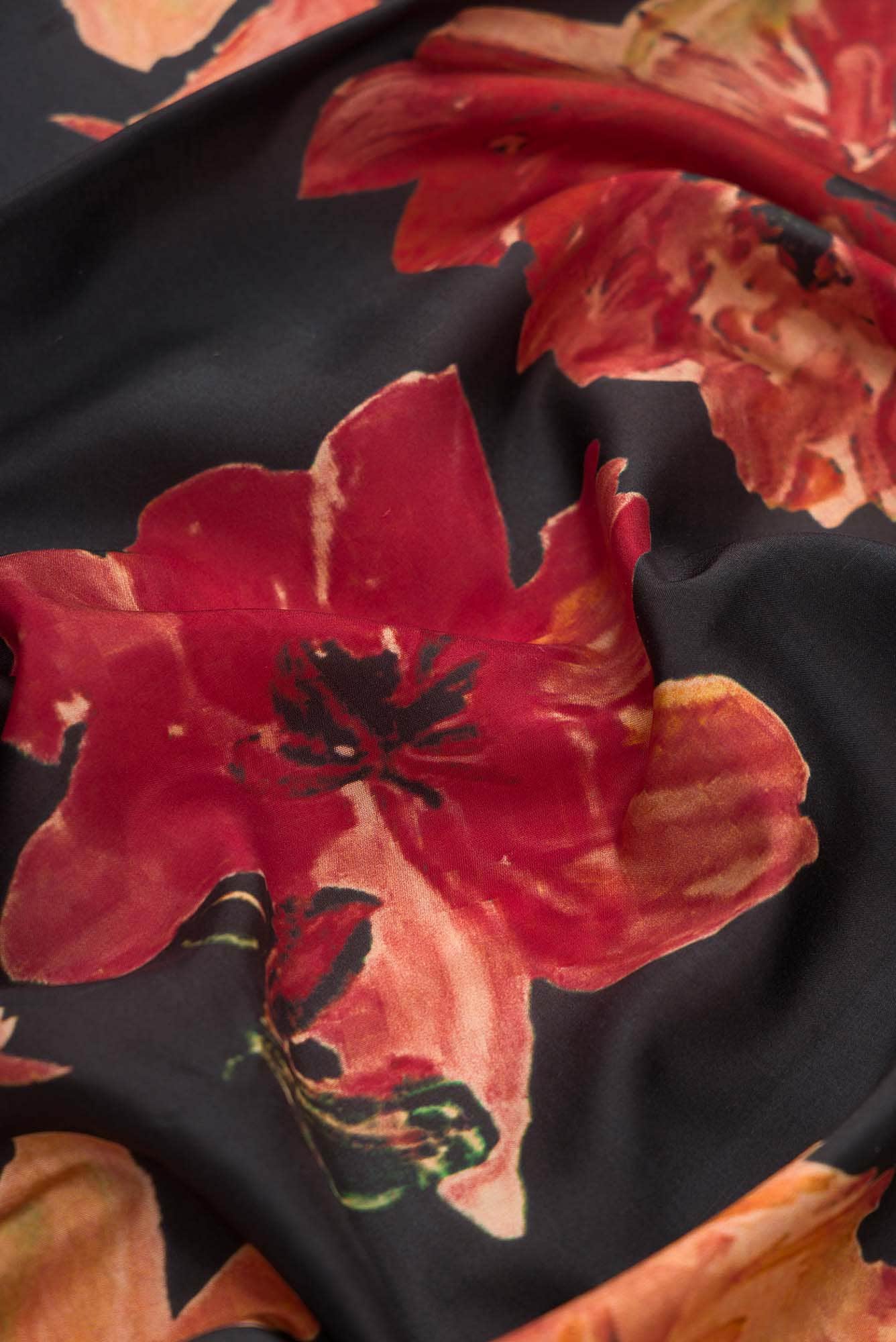 Black Dual Tone Kanchipuram Silk Saree