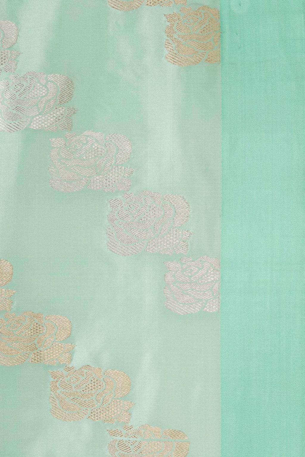 Light Blue Banarasi Silk Saree
