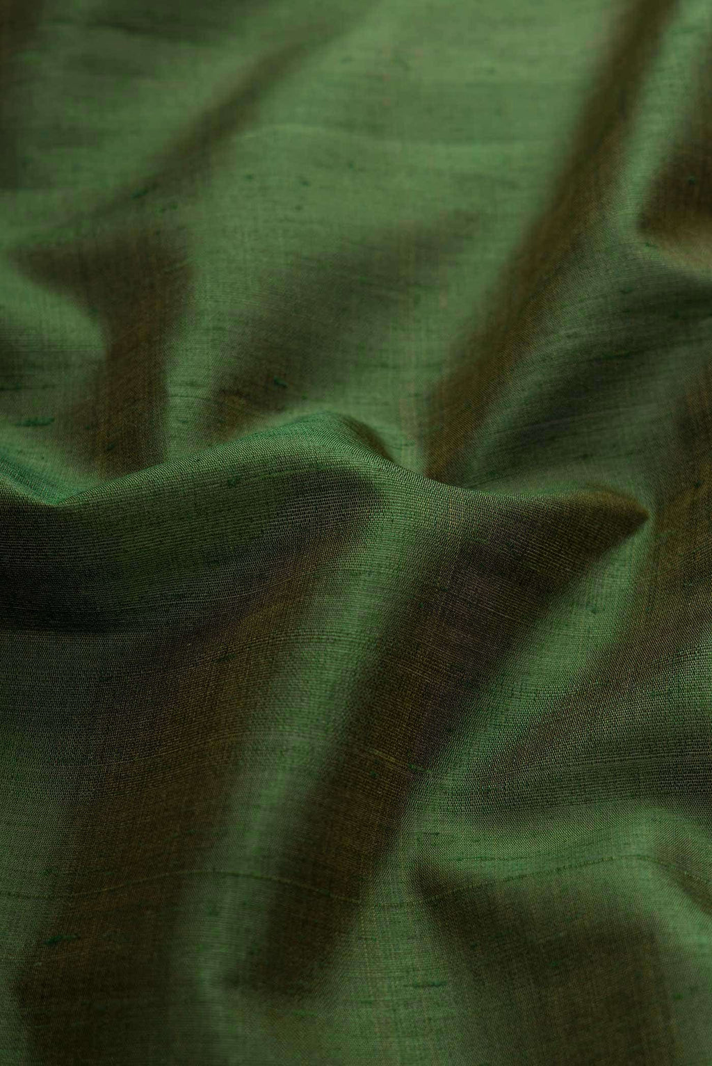 Mehandi Green Dual Tone Raw Silk Saree