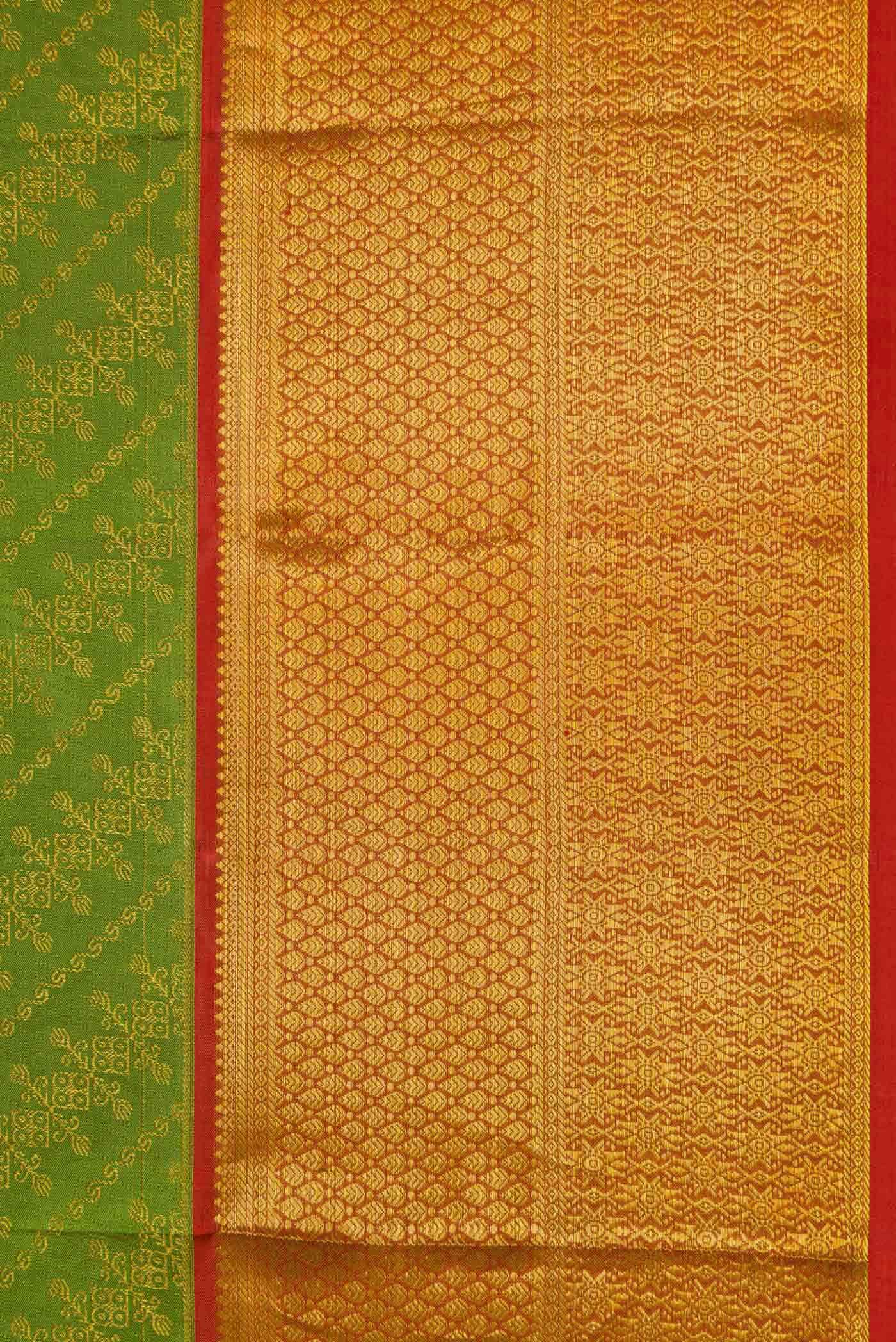 Green Kanchipuram Silk Saree