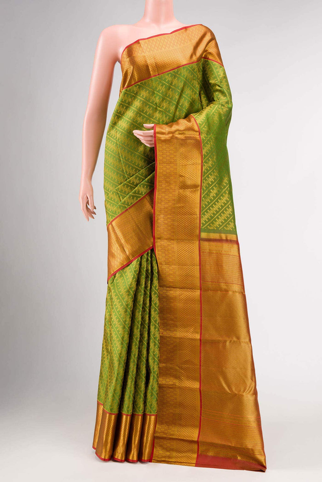Green Kanchipuram Silk Saree