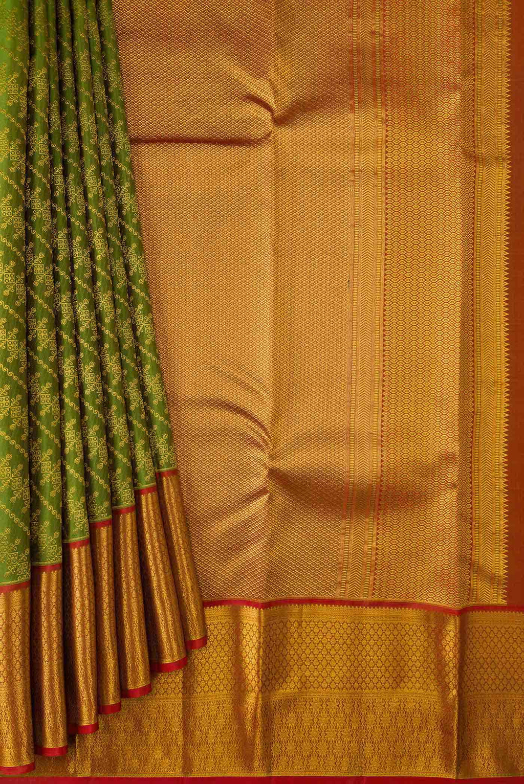 Green Kanchipuram Silk Saree