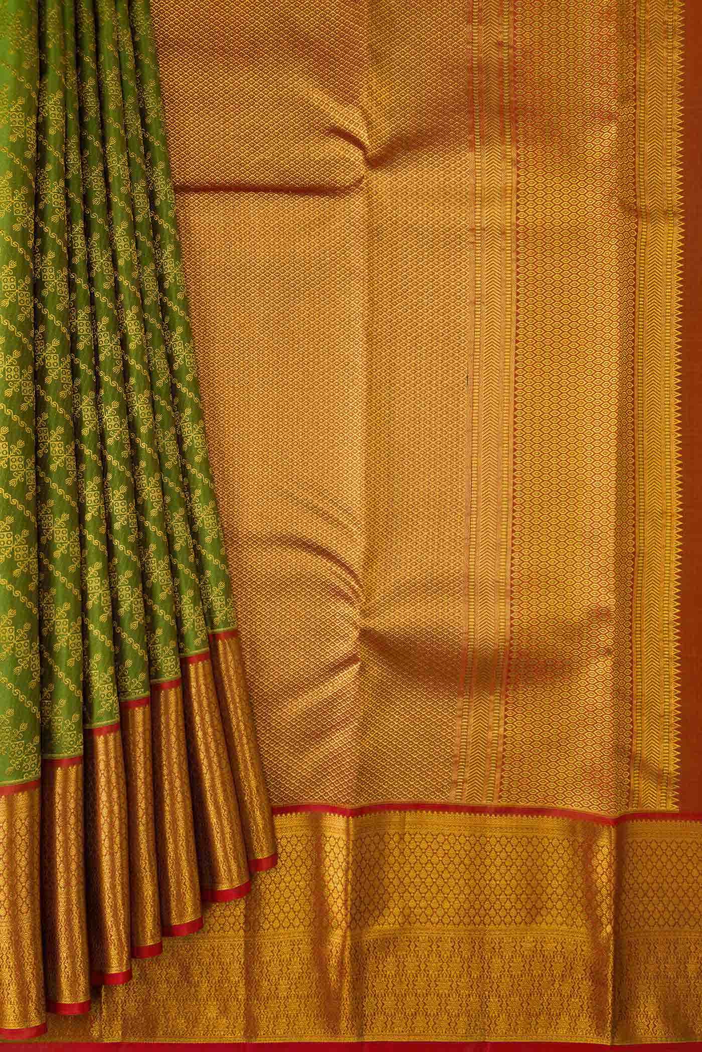 Green Kanchipuram Silk Saree