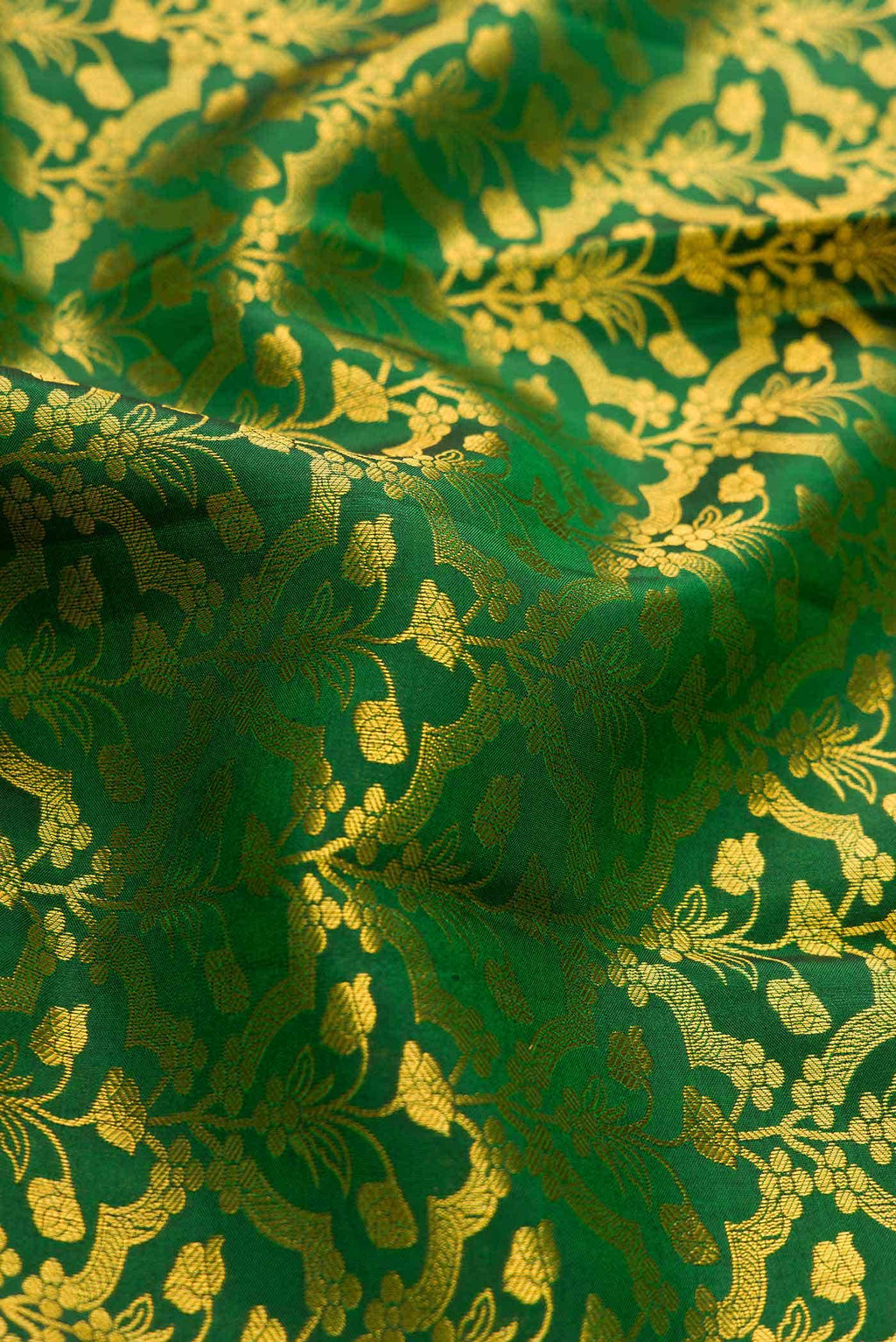 Green Dual Tone Kanchipuram Silk Saree