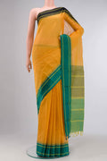 Mustard Kanchi Cotton Saree