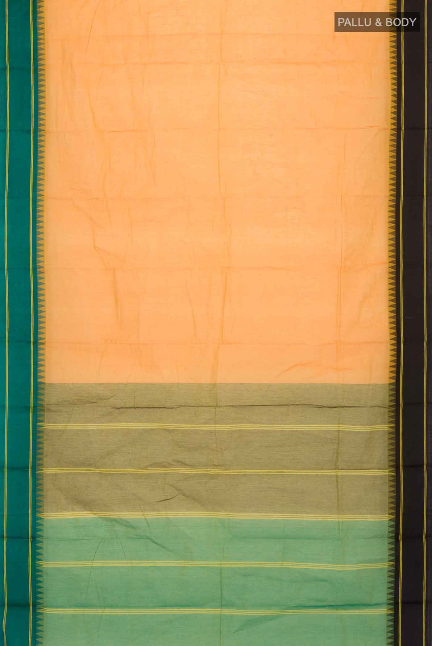 Mustard Kanchi Cotton Saree