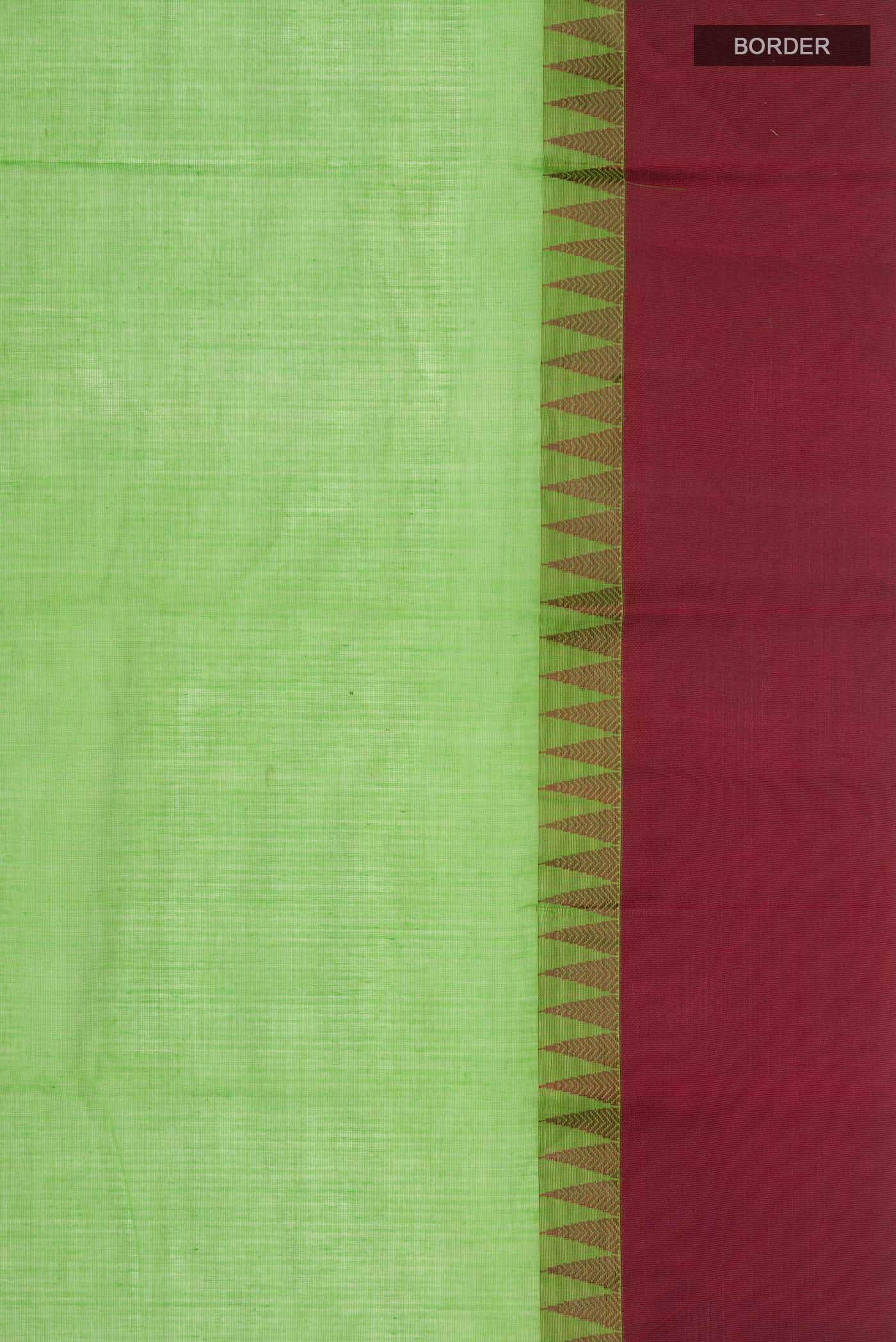 Green Kanchi Cotton Saree