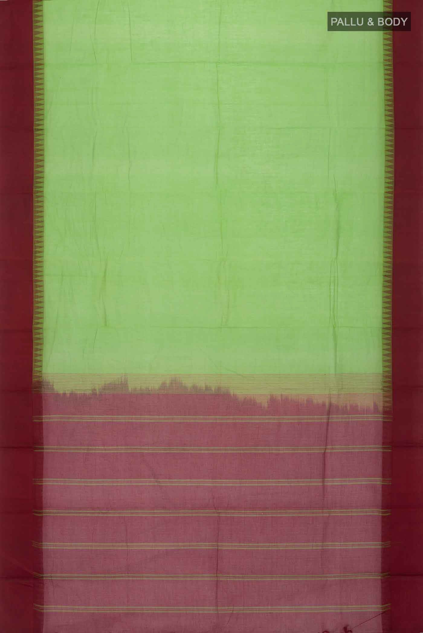 Green Kanchi Cotton Saree