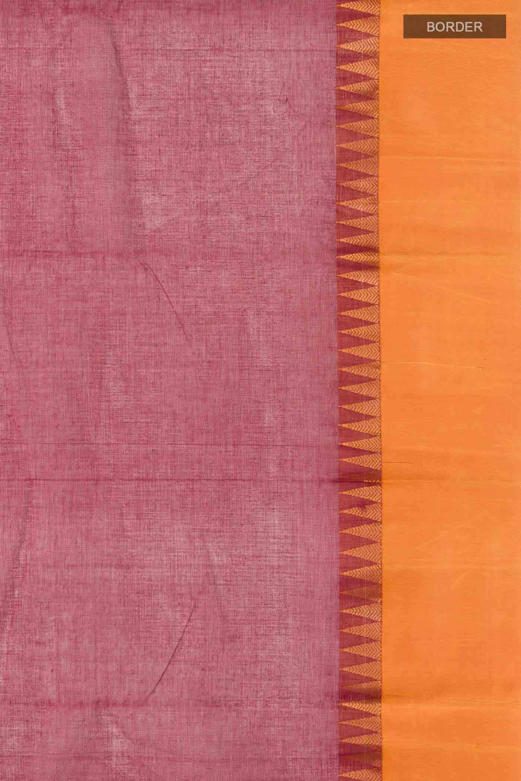 Maroon Kanchi Cotton Saree