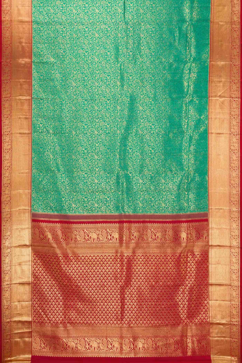 Green Kanchipuram Silk Saree