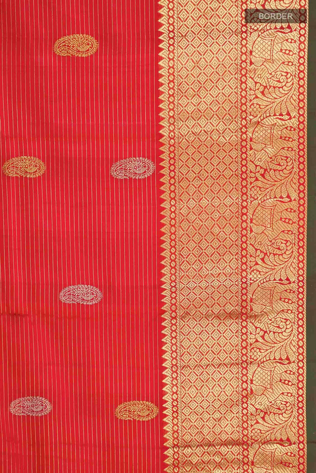 Red Kanchipuram Silk Saree