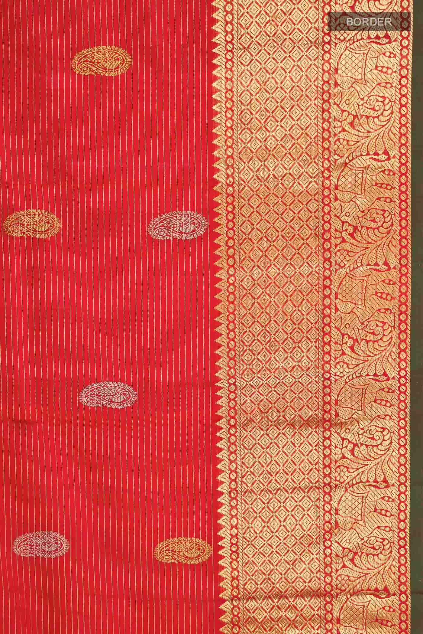 Red Kanchipuram Silk Saree