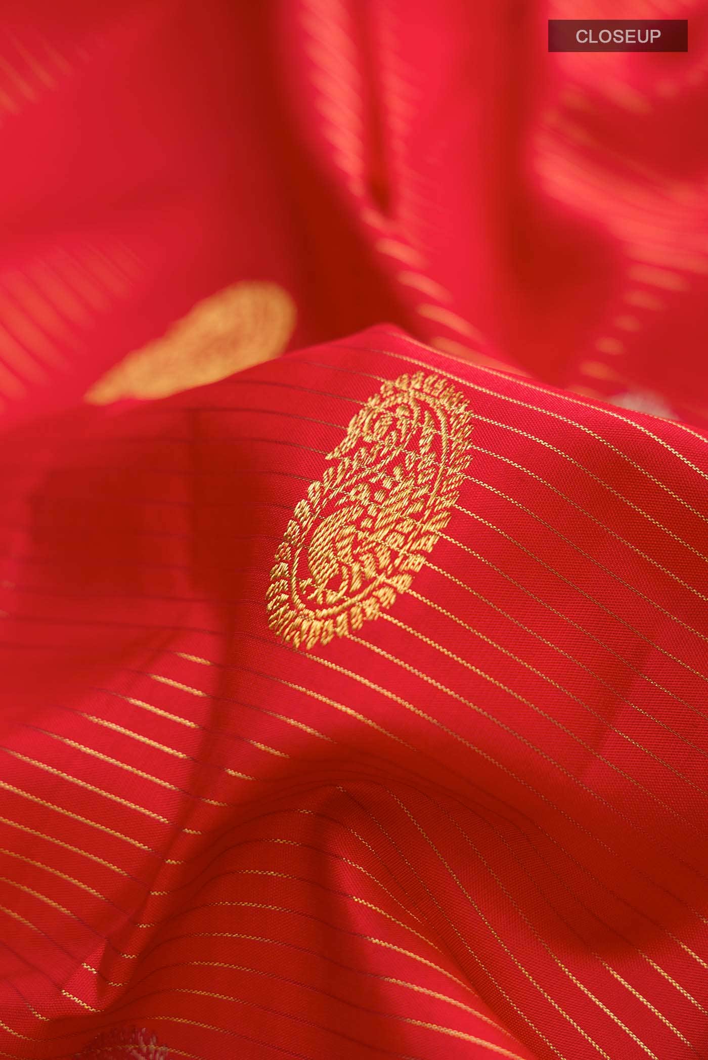 Red Kanchipuram Silk Saree