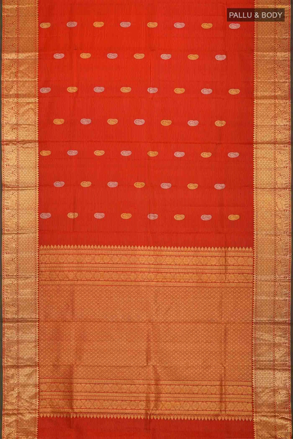 Red Kanchipuram Silk Saree
