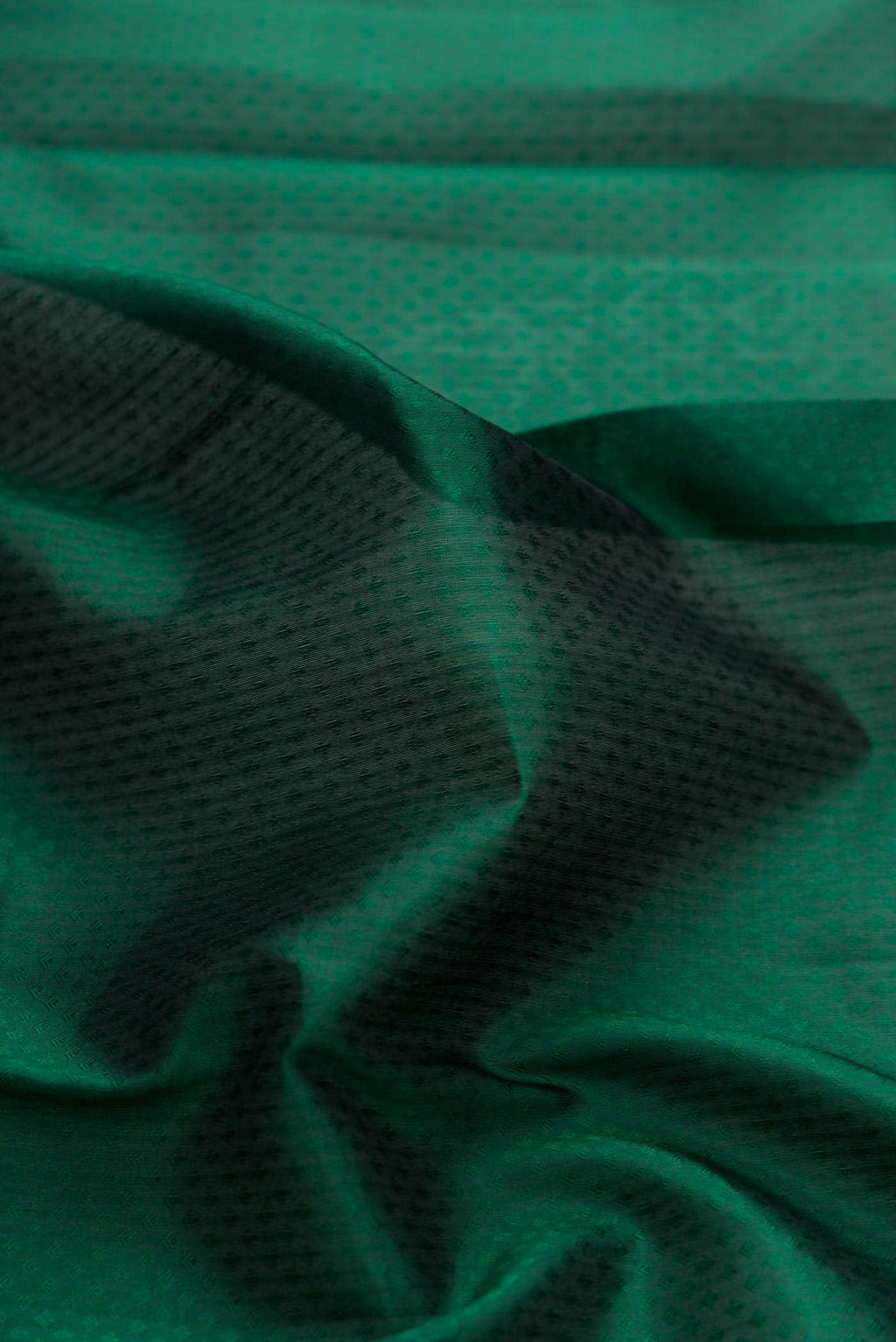 Bottle Green Dual Tone Kanchipuram Silk Saree