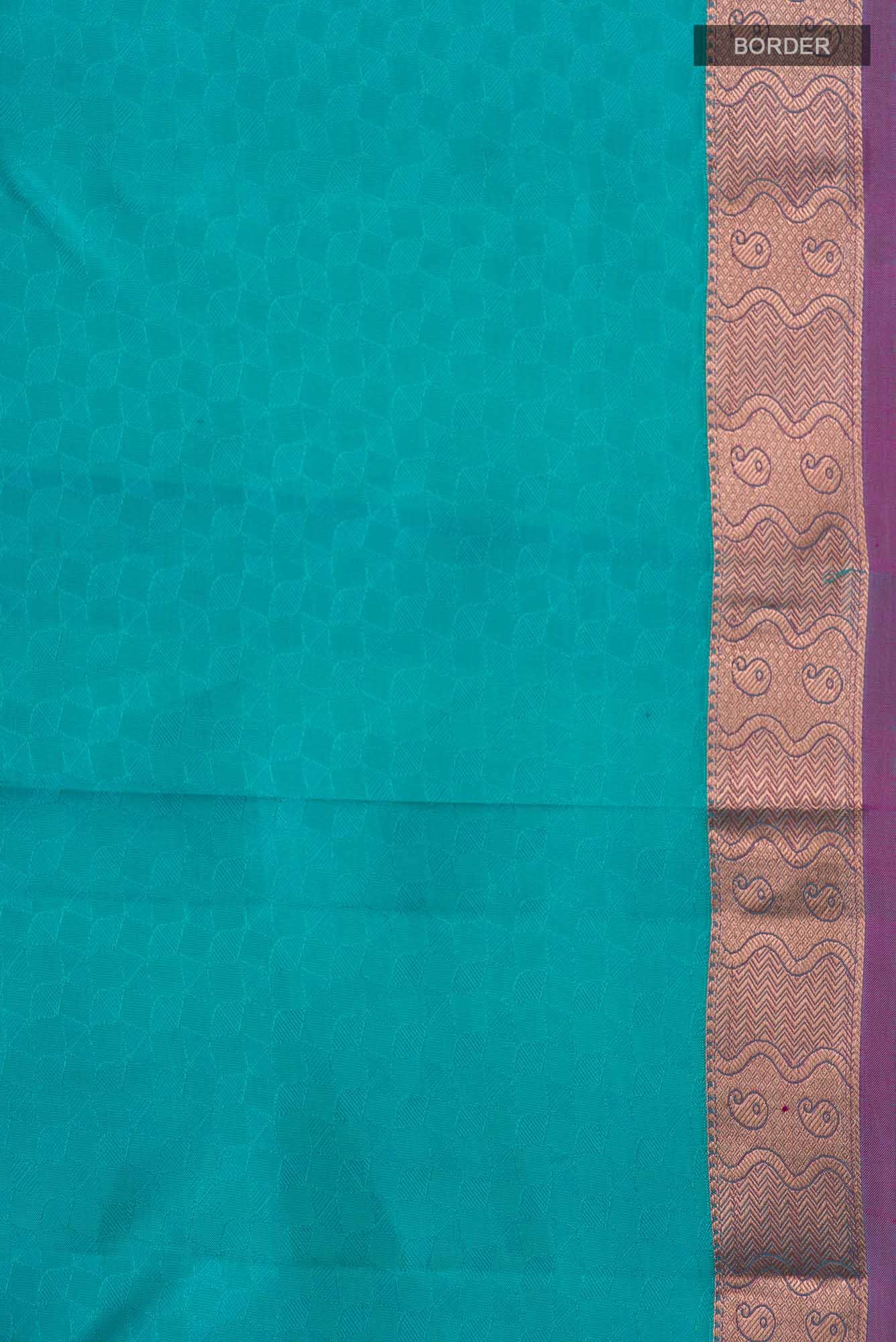 Blue Kanchipuram Silk Saree