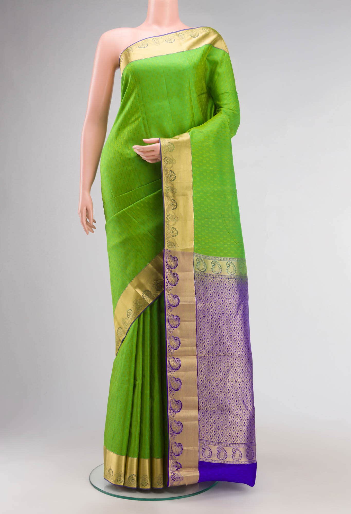 Green Kanchipuram Silk Saree