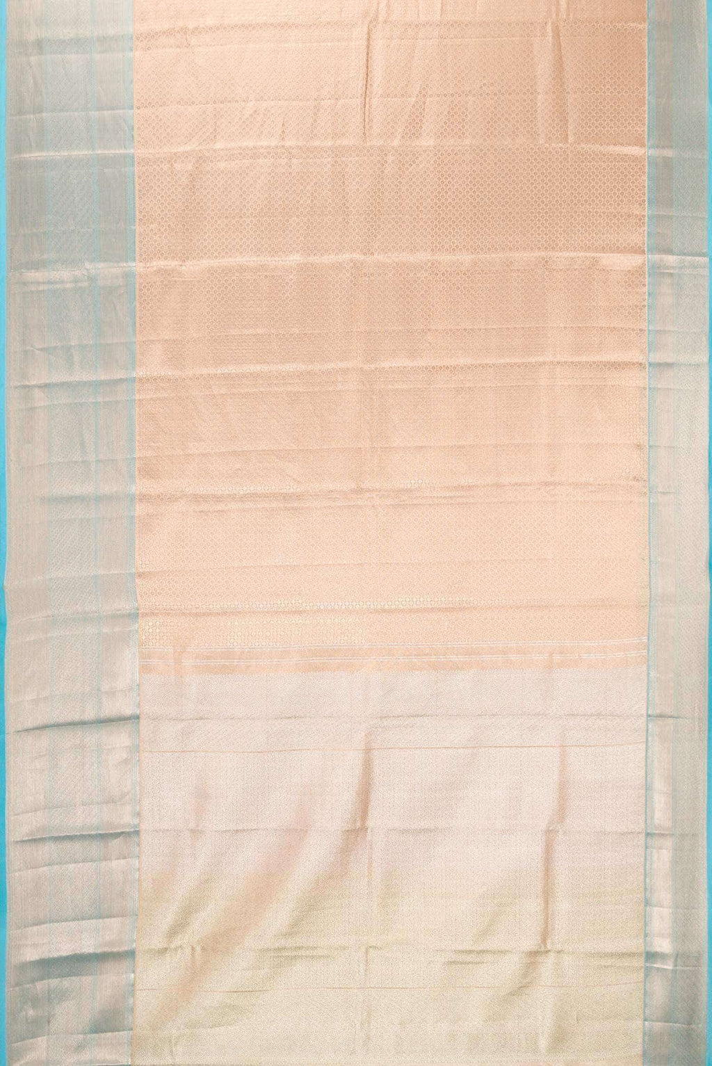 Golden Peach Kanchipuram Tissue Silk Saree