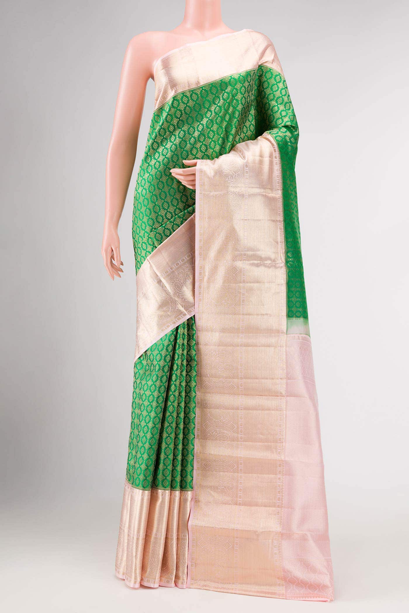 Green Kanchipuram Silk Saree