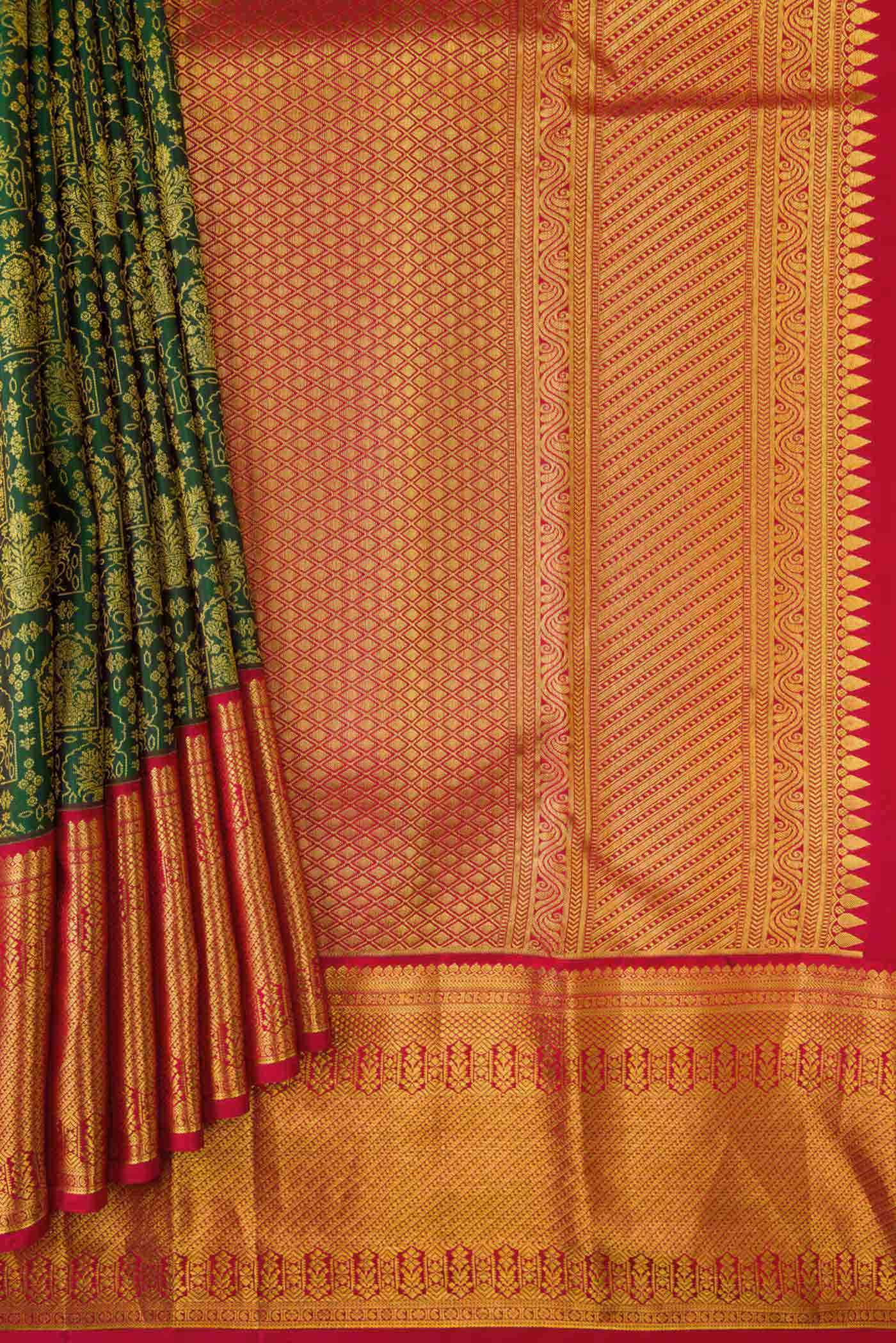 Green Kanchipuram Silk Saree